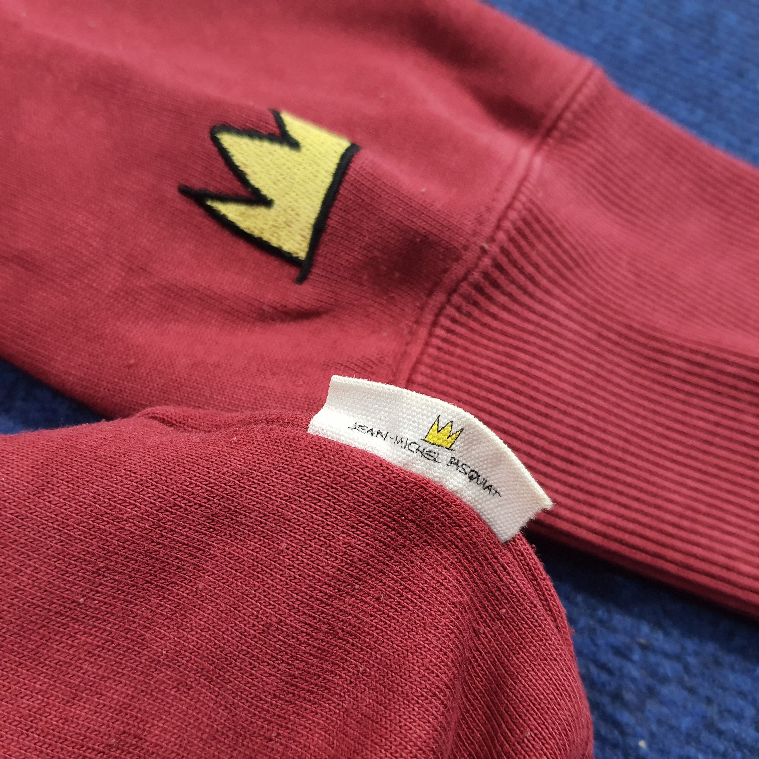 Jean-Michel Basquiat × Vintage Vintage Jean Michel Basquiat Streetwear Designer Hoodie Size US XL / EU 56 / 4 - 7 Thumbnail