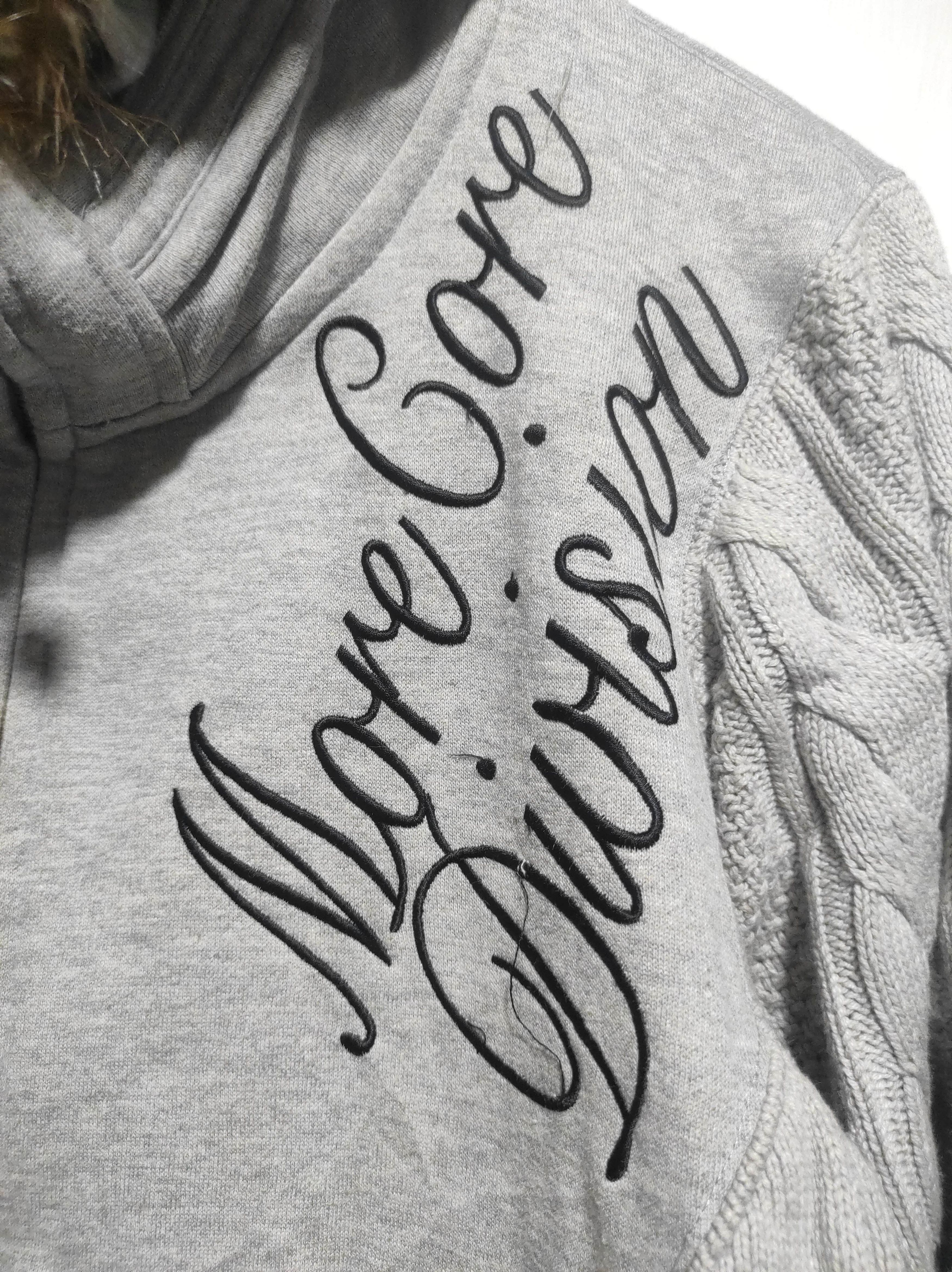 Hysteric Glamour MCD More Core Division Zip Fur Hoodie Knit i6w9 LGB style Size US L / EU 52-54 / 3 - 9 Thumbnail