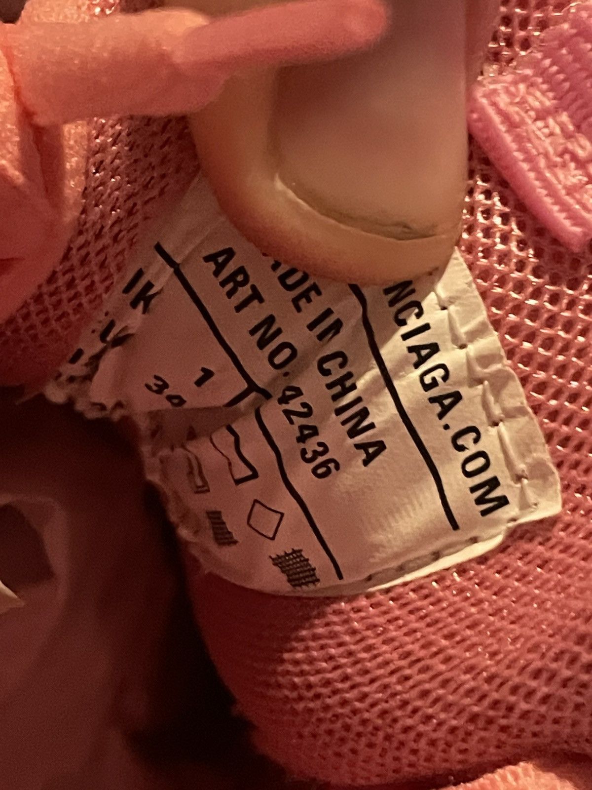 Balenciaga Balenciaga Womens Guava Pink Track Sneaker Size 5.5W NWT Size US 5.5 / IT 35.5 - 9 Thumbnail