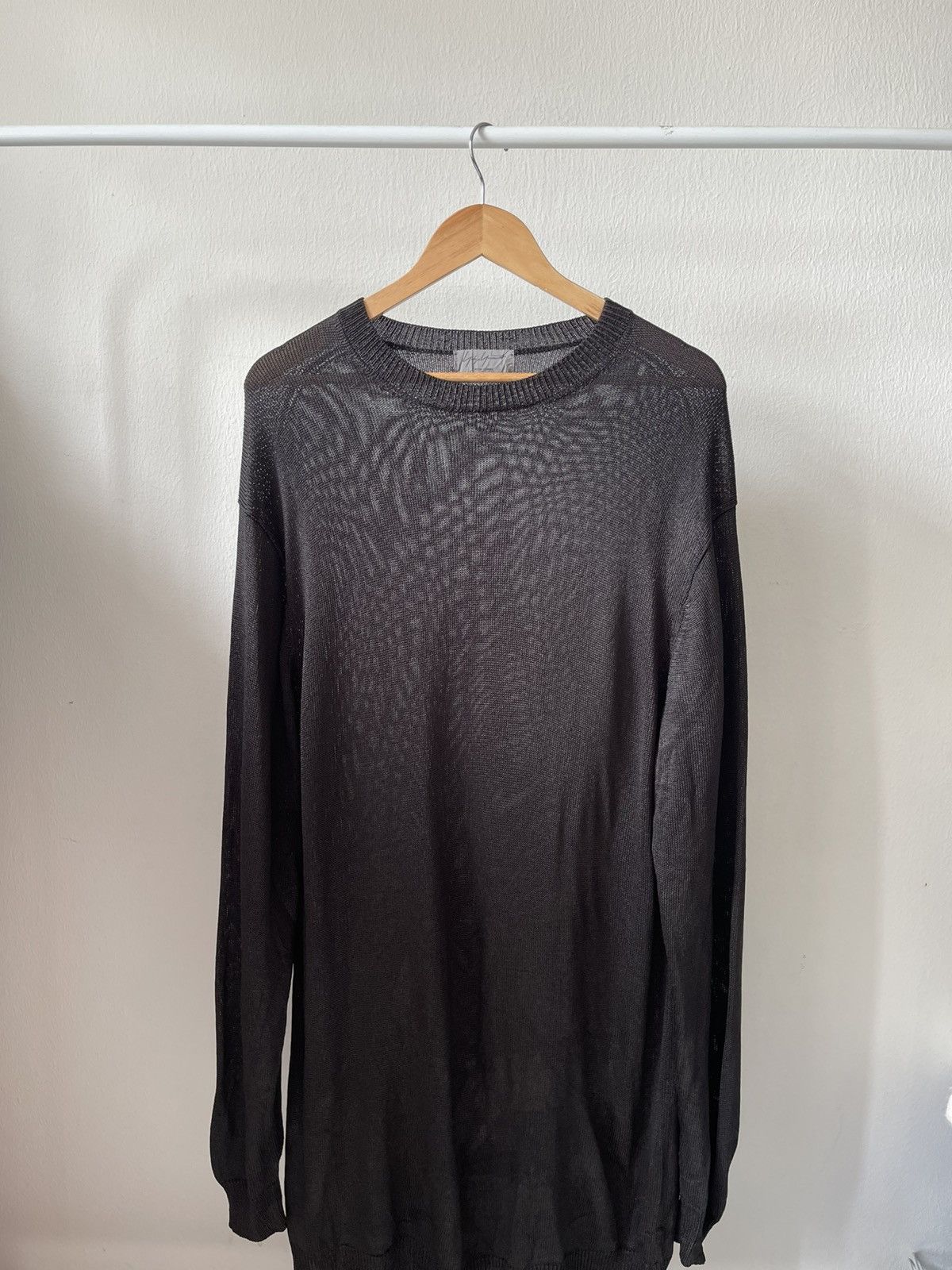 Yohji Yamamoto A/W2009 Yohji Yamamoto Pour Homme Rayon Knitwear Size US L / EU 52-54 / 3 - 9 Thumbnail