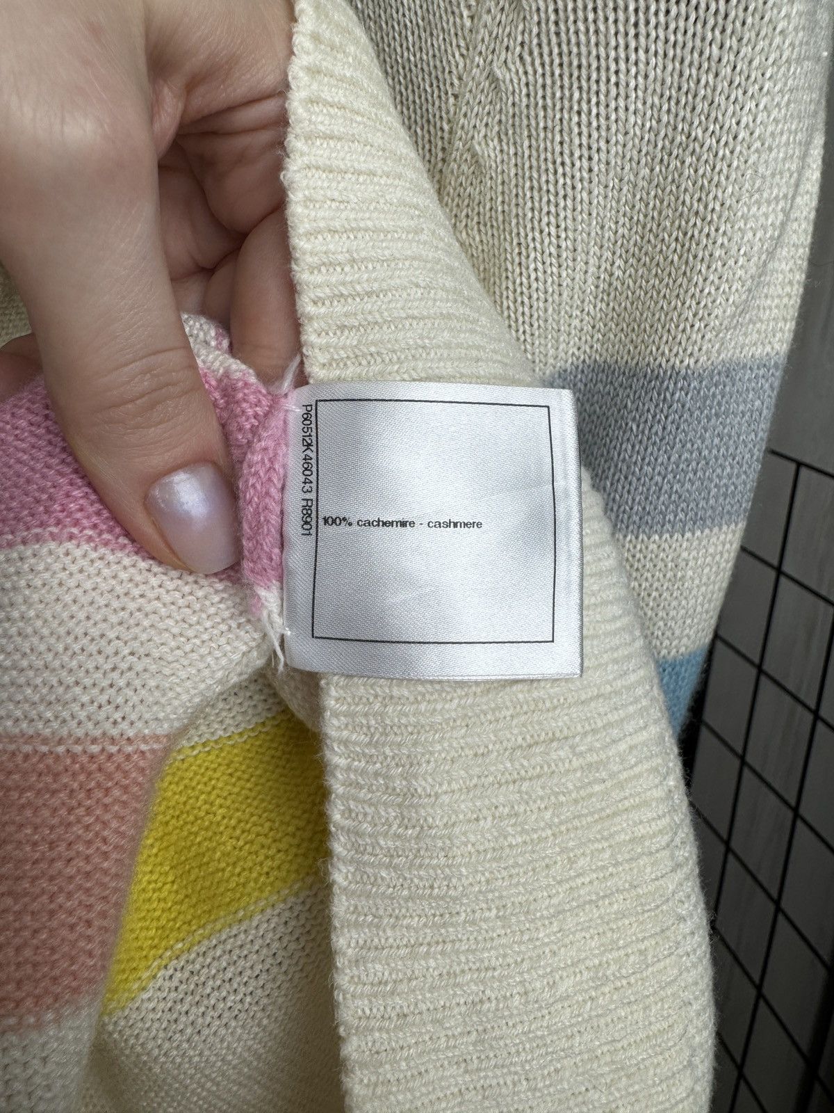 Chanel CHANEL 19c "La Pausa" Striped Multi Cashmere sweater Jumper Size XS / US 0-2 / IT 36-38 - 13 Thumbnail
