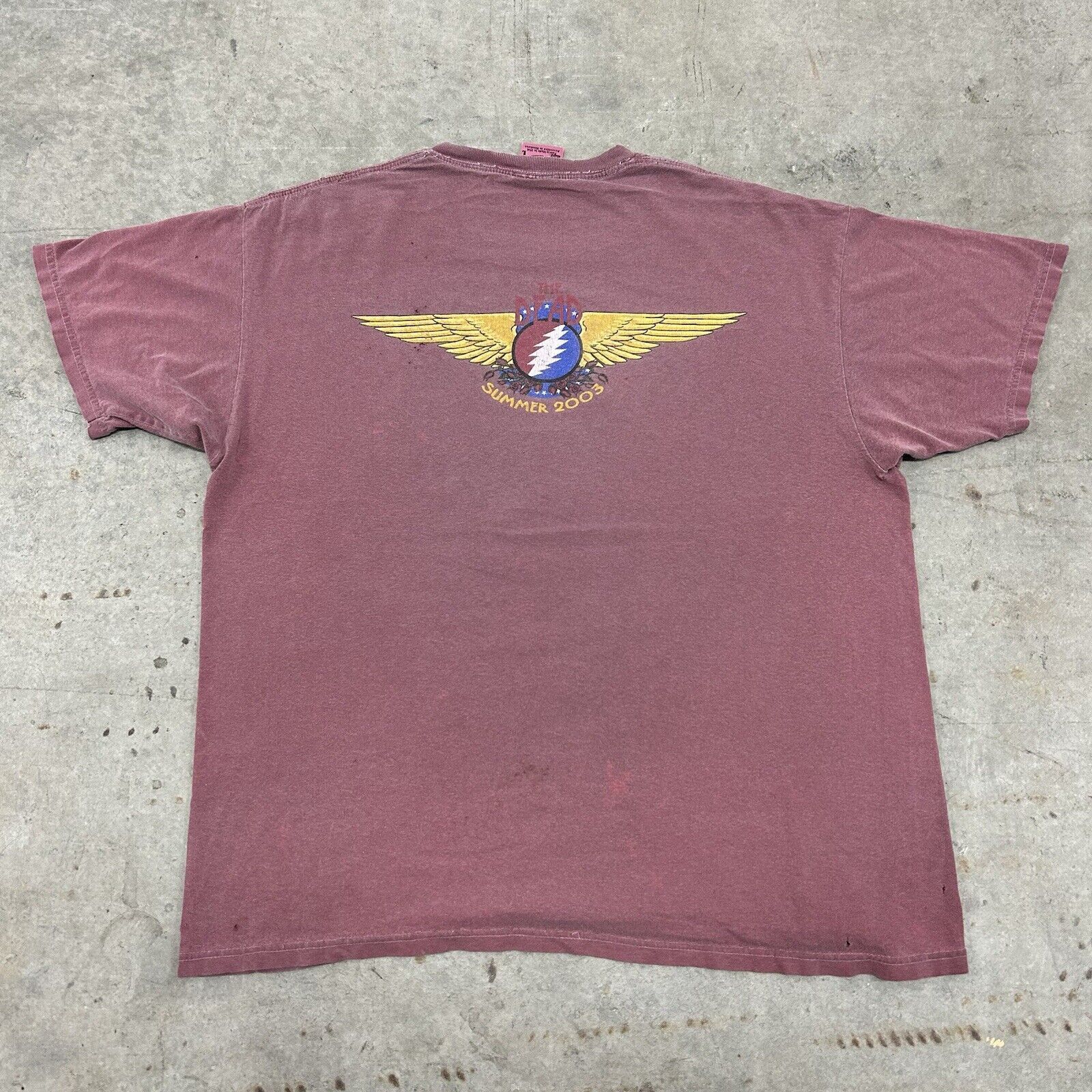 Band Tees × Grateful Dead × Vintage Vintage Grateful Dead Summer Tour 2003 T Shirt Size US L / EU 52-54 / 3 - 4 Thumbnail