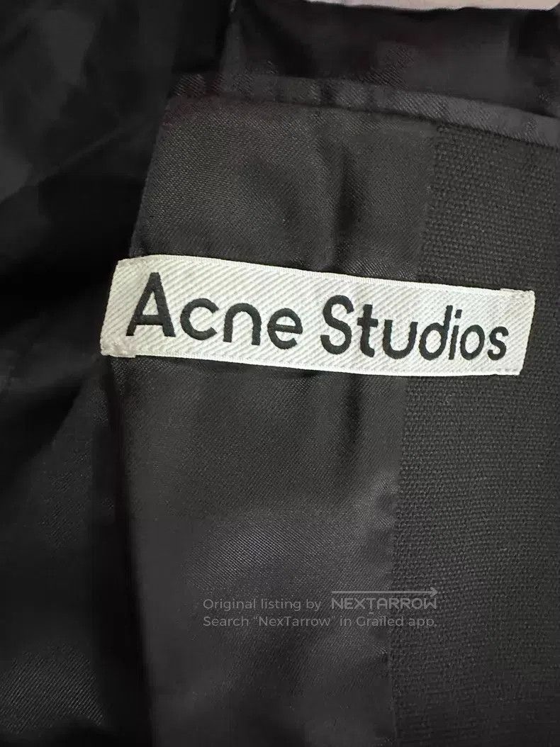 Acne Studios Acne Studios Black Loose Double-Breasted Blazer Jacket Size 4XL / US 24-26 - 8 Thumbnail