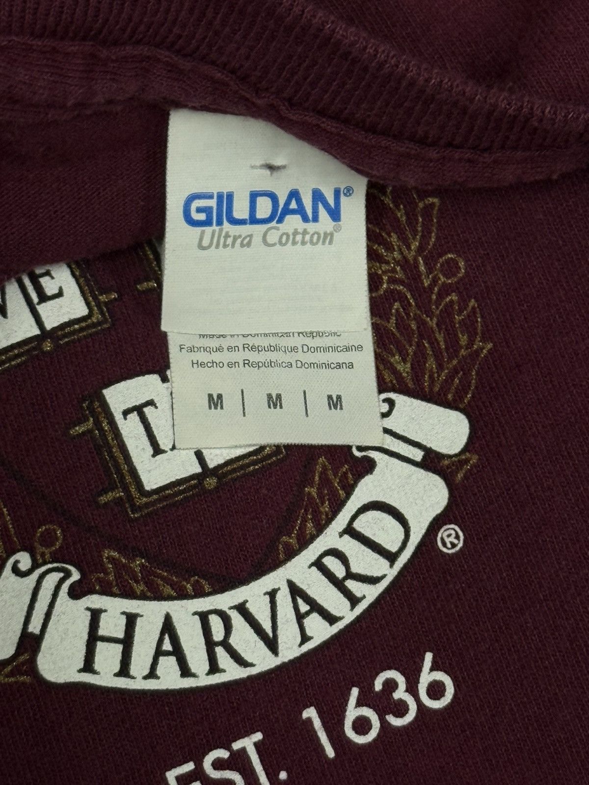 Vintage Vintage Harvard University College Crest Logo Tee Medium Ivy Size US M / EU 48-50 / 2 - 4 Thumbnail