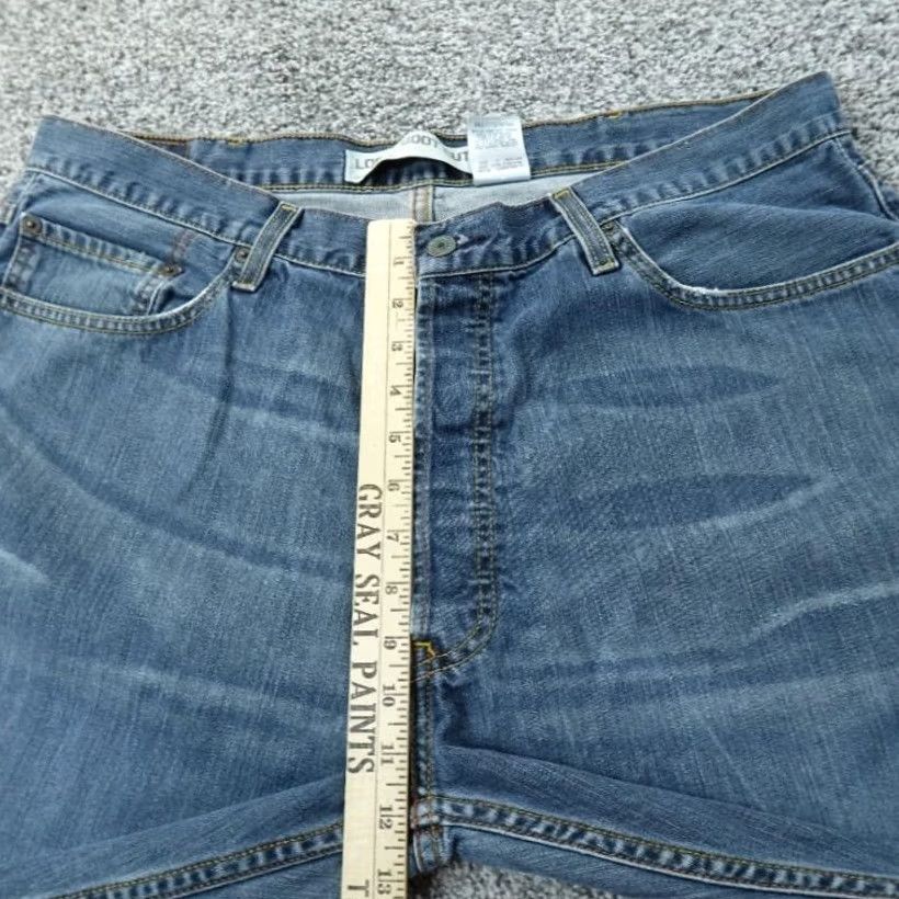 Levi's VTG Levis 567 Jeans Mens 38X32 Dark Blue Denim Bootcut Western 5-Pocket 567 Y2K Mens Jeans Size US 38 / EU 54 - 5 Thumbnail