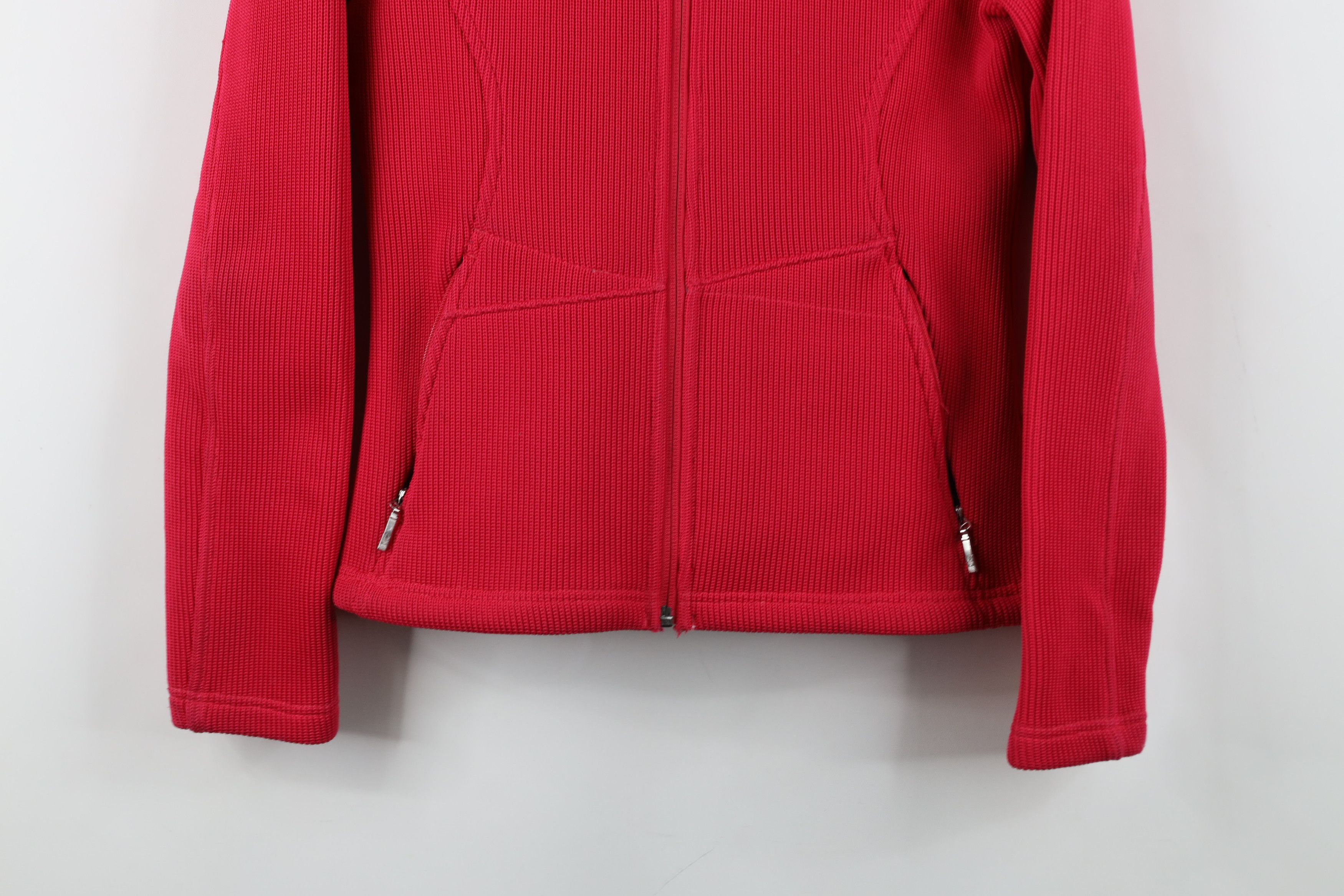 Spyder Spyder Ribbed Knit Full Zip Sweater Jacket Swacket Pink Size S / US 4 / IT 40 - 3 Thumbnail