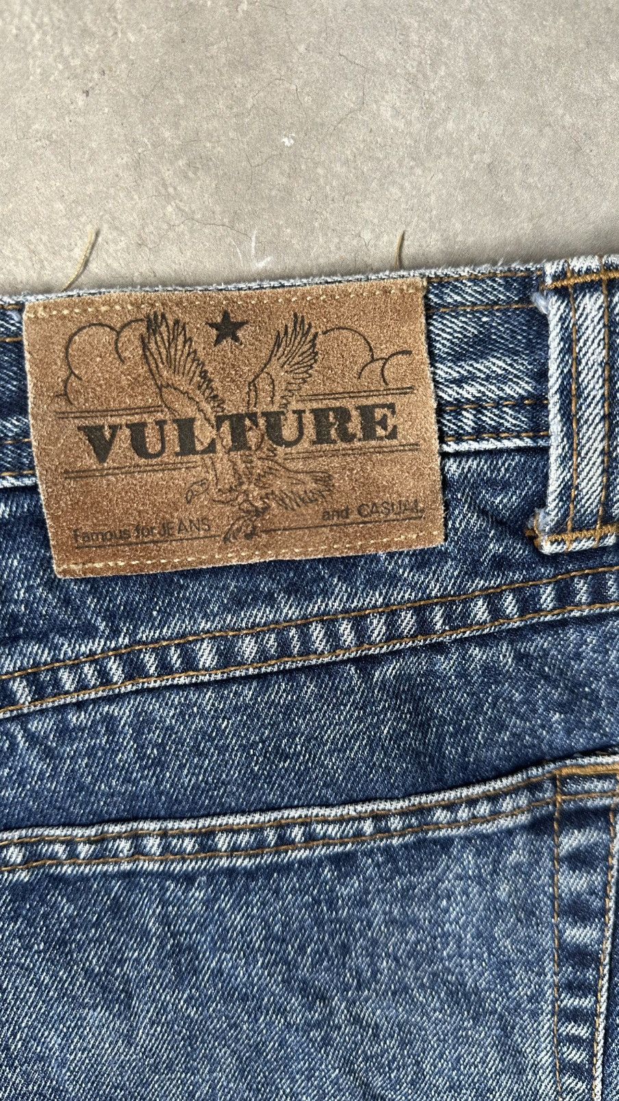 Japanese Brand VINTAGE VULTURE REGENCY ACID WASH PANT Size US 36 / EU 52 - 13 Thumbnail