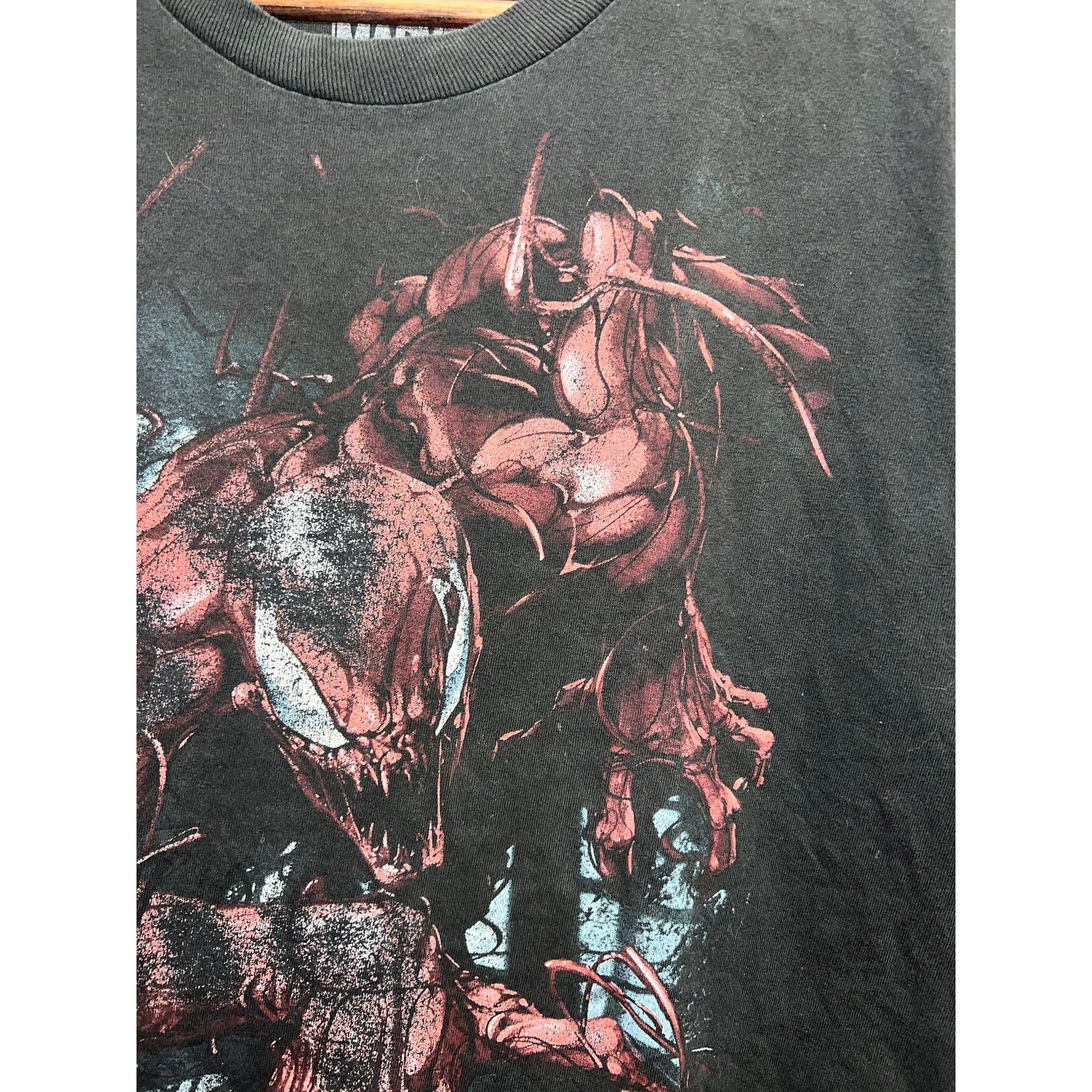 Marvel Comics Marvel Carnage Shirt Black Graphic Tee Super Hero Medium Size US M / EU 48-50 / 2 - 3 Thumbnail