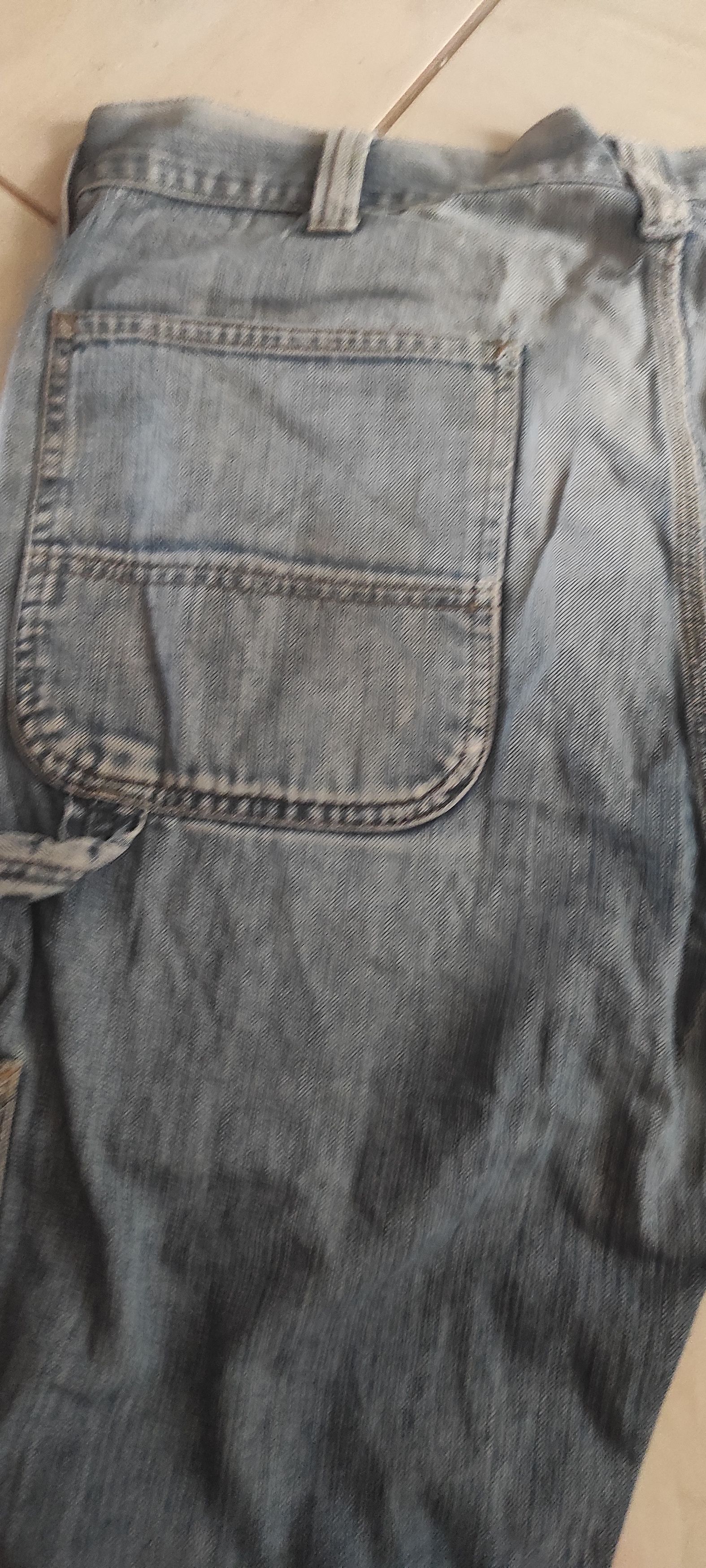 Carhartt × Vintage Carhartt Denim Dungaree Burmuda Cargo Shorts Mens Size 33 Size US 33 - 18 Thumbnail