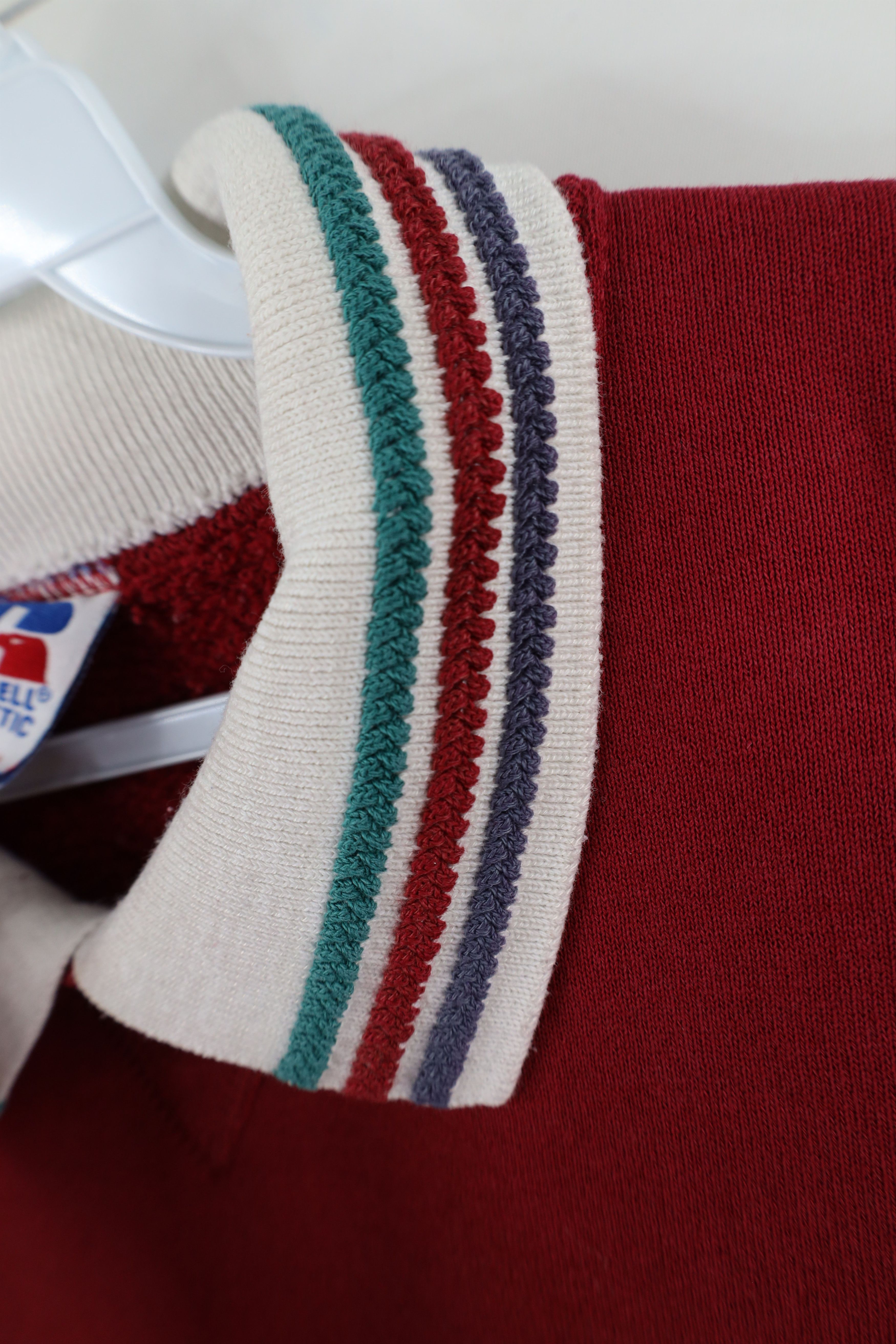 Russell Athletic × Vintage Vintage 90s Russell Athletic Rabbit Collared Sweatshirt USA Size M / US 6-8 / IT 42-44 - 10 Thumbnail