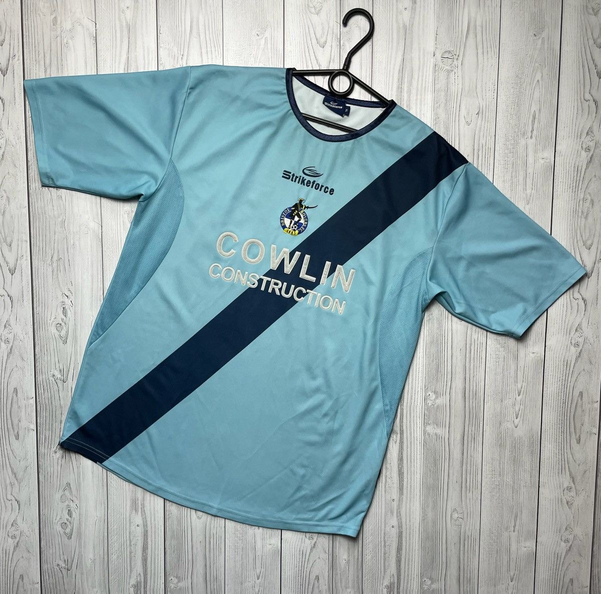 Vintage Vintage Bristol Rovers FC soccer jersey blue rare size XL Size US XL / EU 56 / 4 - 1 Thumbnail