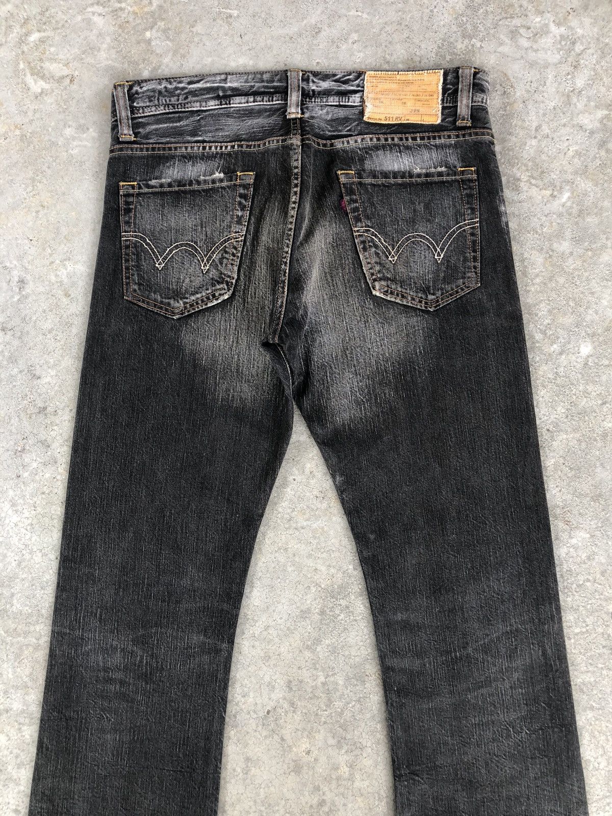 Edwin Japanese Edwin Flared Jeans Distressed Jeans 511 Size US 33 - 8 Thumbnail