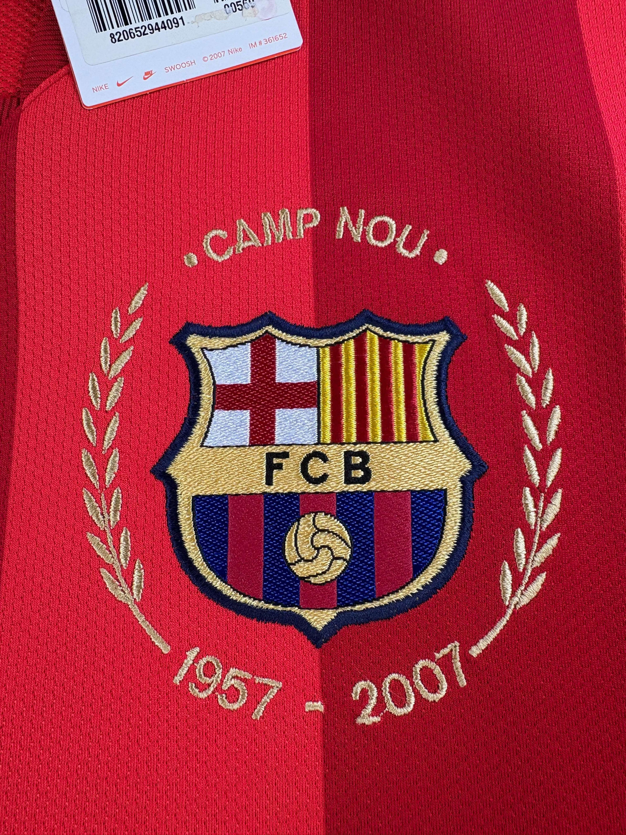 Nike NEW FC Barcelona 2007-08 GK Player Issue football jersey XL Size US XL / EU 56 / 4 - 3 Thumbnail