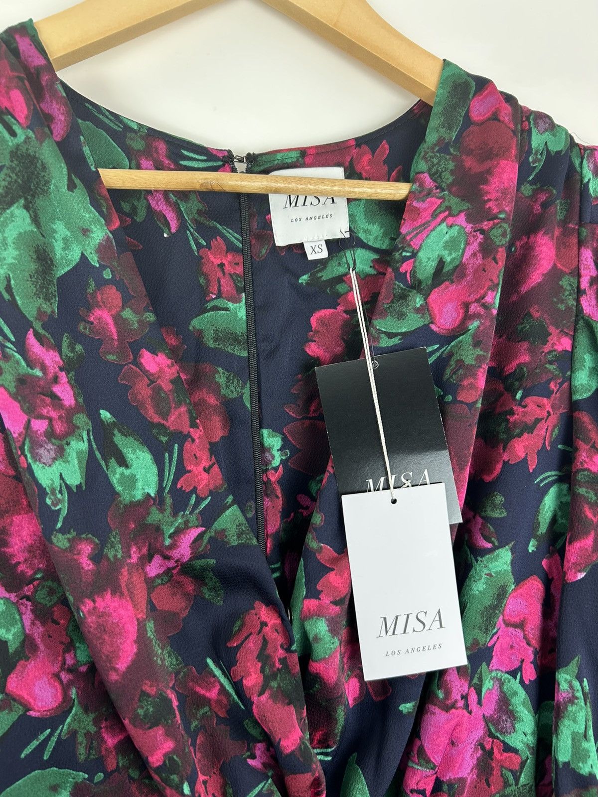 Other MISA Los Angeles Narcissa Floral Mini Dress Size XS / US 0-2 / IT 36-38 - 3 Thumbnail
