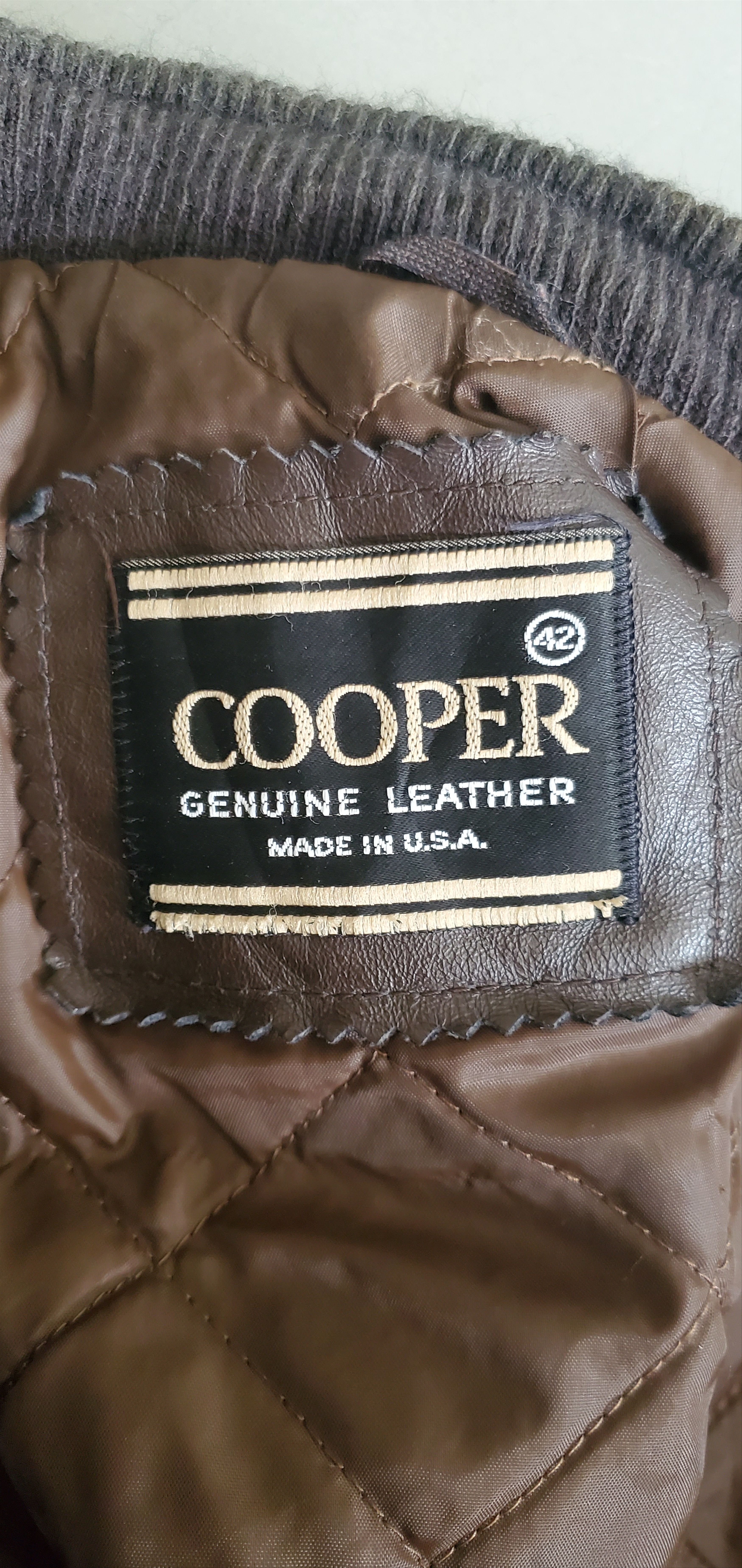 Cooper Cooper Brown Leather Classic Jacket Size US XS / EU 42 / 0 - 5 Thumbnail