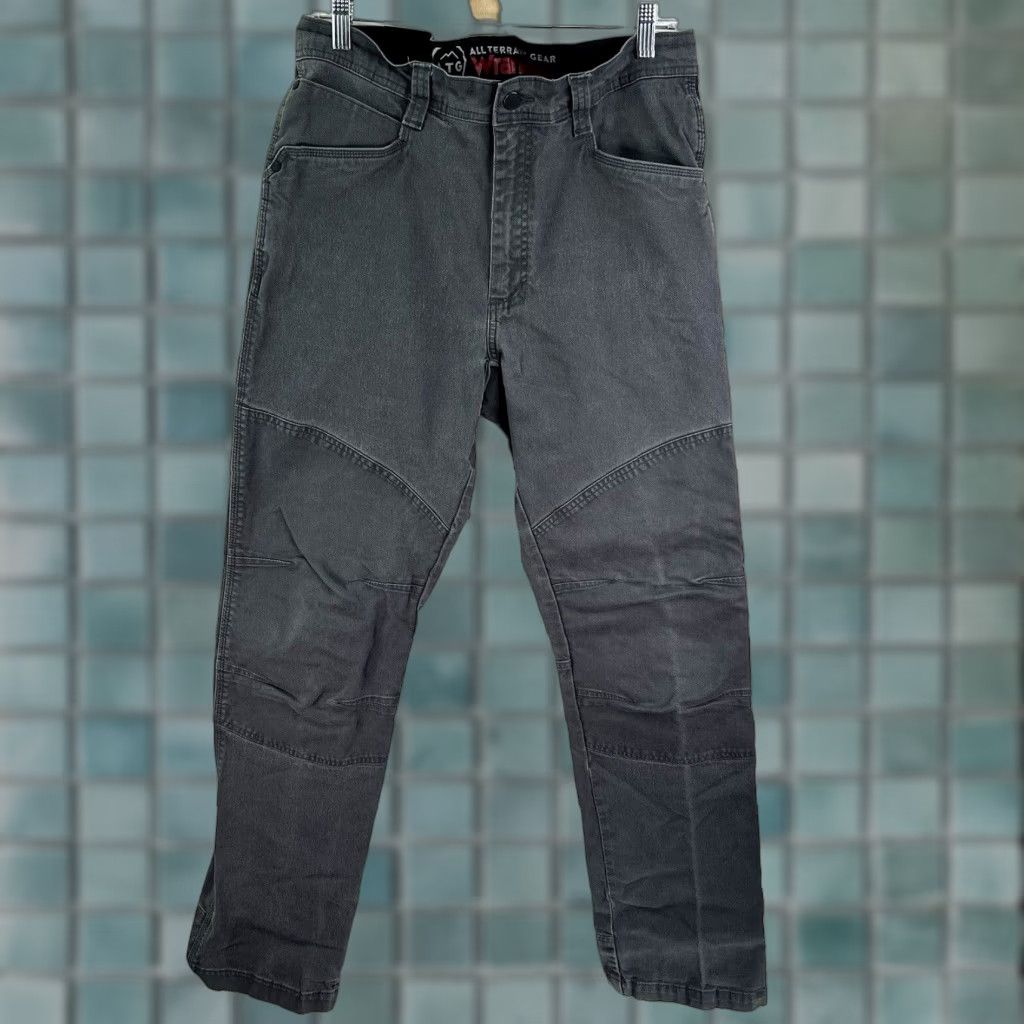 Wrangler Wrangler ATG Cargo Double Knee Canvas Pants Mens Size 34 Gray Size US 34 / EU 50 - 1 Thumbnail