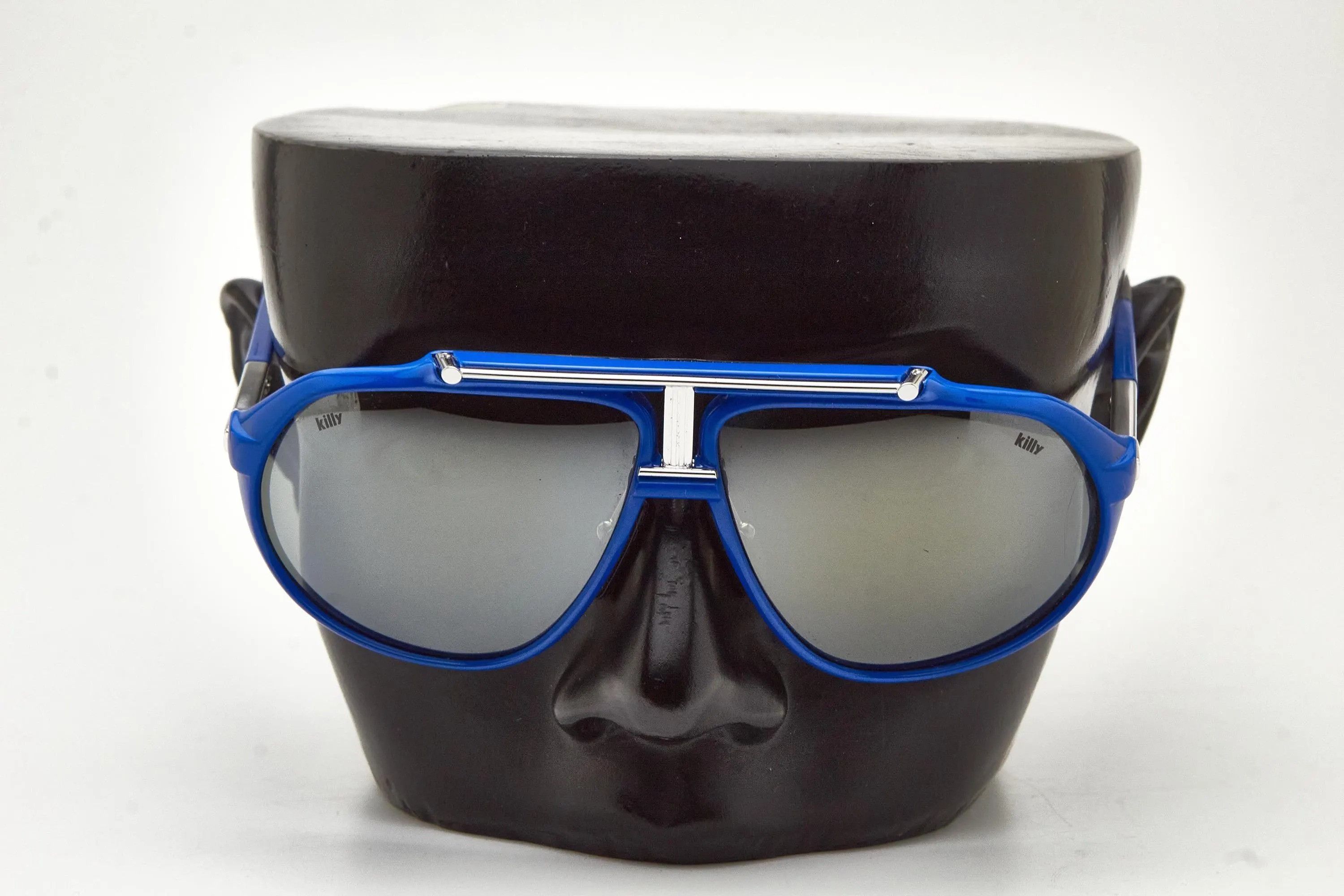 Other KILLY 469 Sunglasses Blue Gold High End Carbon Fiber Eyewear Size ONE SIZE - 3 Thumbnail