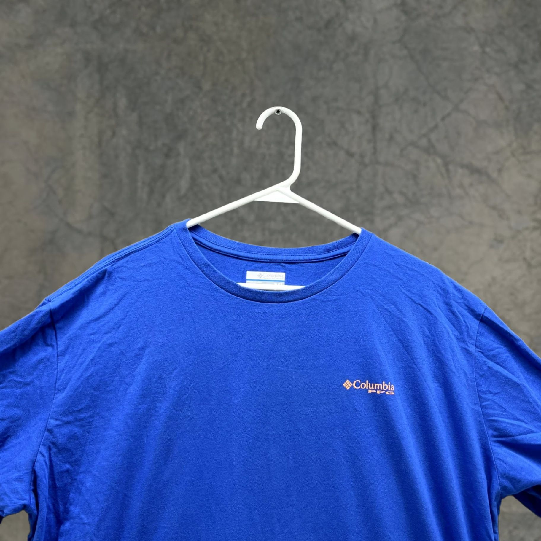 Vintage Columbia Shirt Men XL Blue Casual Tee PFG Fishing Gear Cotton Logo Short Sleeve Crew Neck T-Shirt Size US XL / EU 56 / 4 - 1 Thumbnail