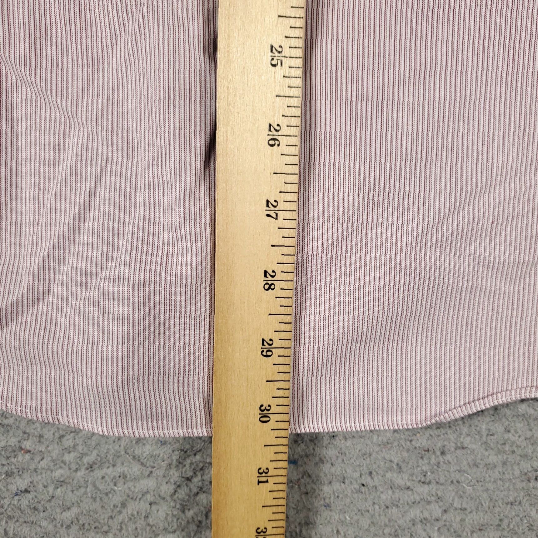 Brooks Brothers Brooks Brothers Dress Shirt Mens 15 Red Striped Long Sleeve Button Up Classic Fit Size 40R - 4 Thumbnail