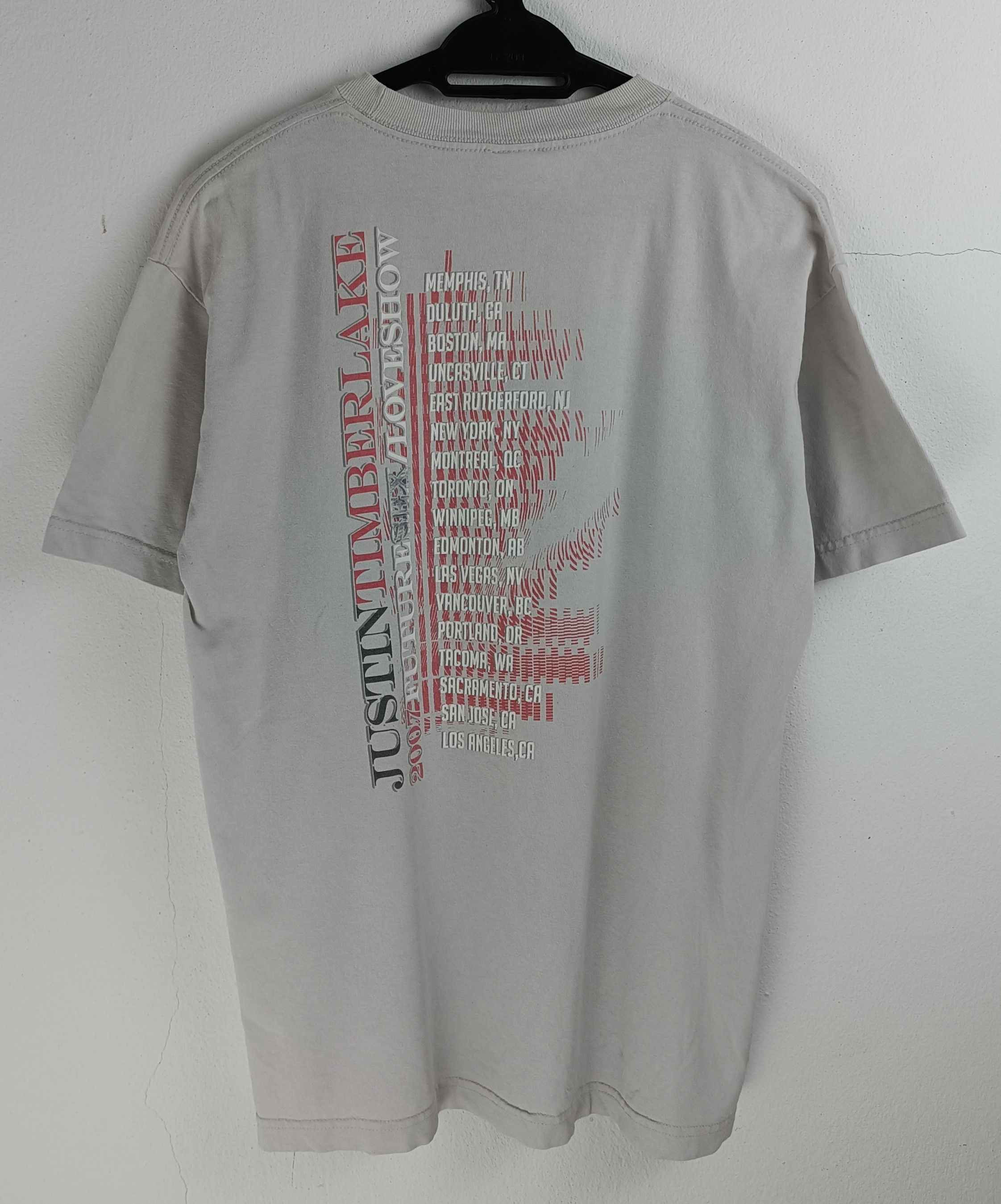 Band Tees VINTAGE '07 JUSTIN TIMBERLAKE FUTURESEX LOVESHOW VERY RARE Size US M / EU 48-50 / 2 - 10 Thumbnail