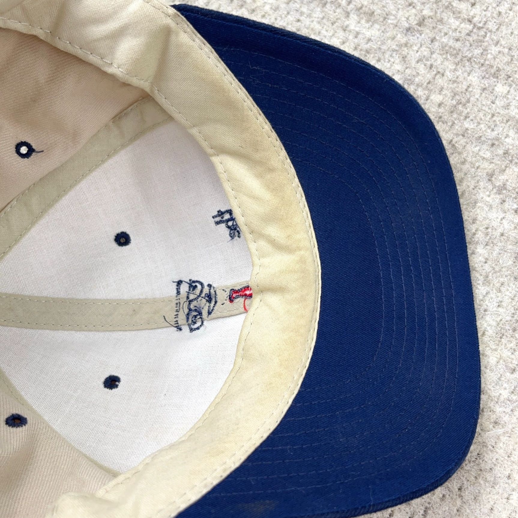 Vintage VINTAGE Yupoong The Drew Carey Show Snapback Hat Cap 90s Beige Adjustable Mens Size ONE SIZE - 7 Thumbnail
