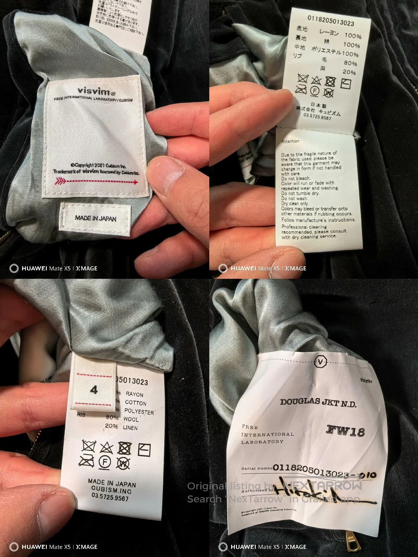 Visvim visvim 18aw douglas jacket with embroidery. Size US XXL / EU 58 / 5 - 7 Thumbnail
