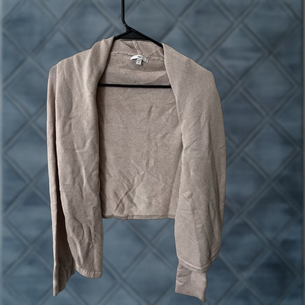 Gap Gap Cardigan Women Open Front Short Sleeve Knit Pink Medium Sweater Size M / US 6-8 / IT 42-44 - 1 Thumbnail