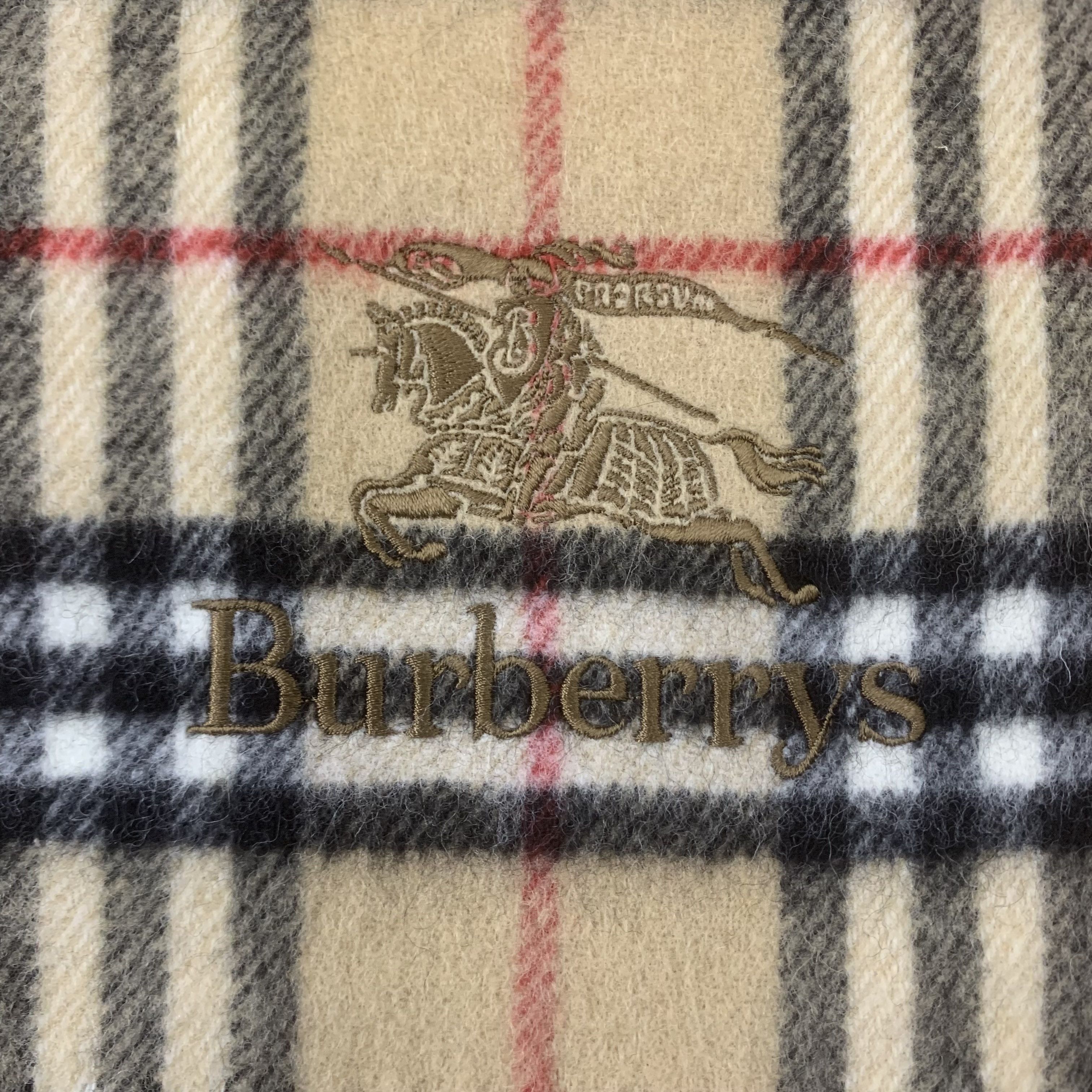 Burberry Burberry Scarf Wool Muffler Neck Wrap BL9279 Size ONE SIZE - 4 Thumbnail