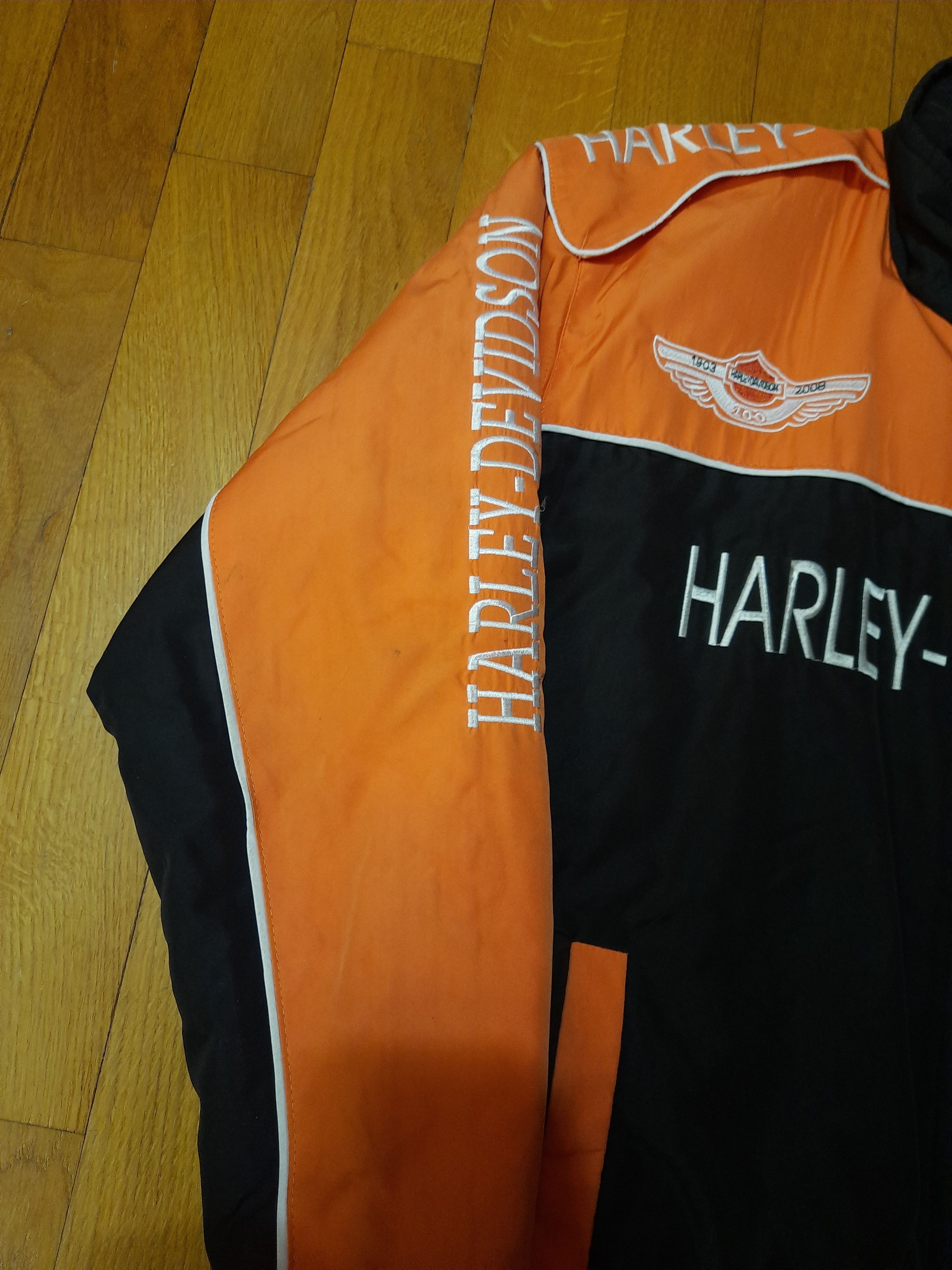 Harley Davidson Harley Davidson Chopper Vintage Bomber Parka Light Jacket Size US L / EU 52-54 / 3 - 13 Thumbnail