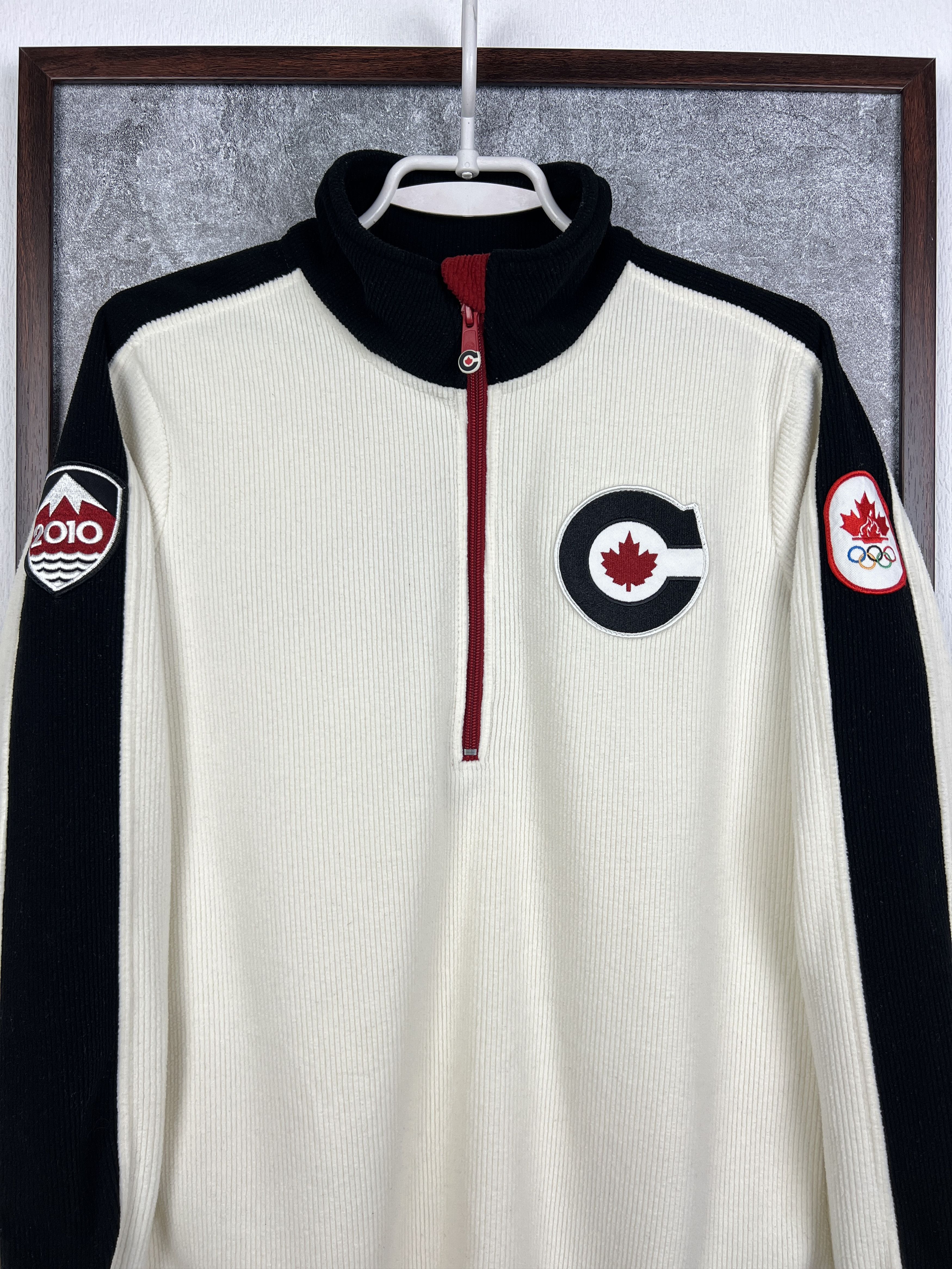 Vintage Vancouver Olympics 1/4 Zip Jacket Canada National Team Size M / US 6-8 / IT 42-44 - 2 Thumbnail