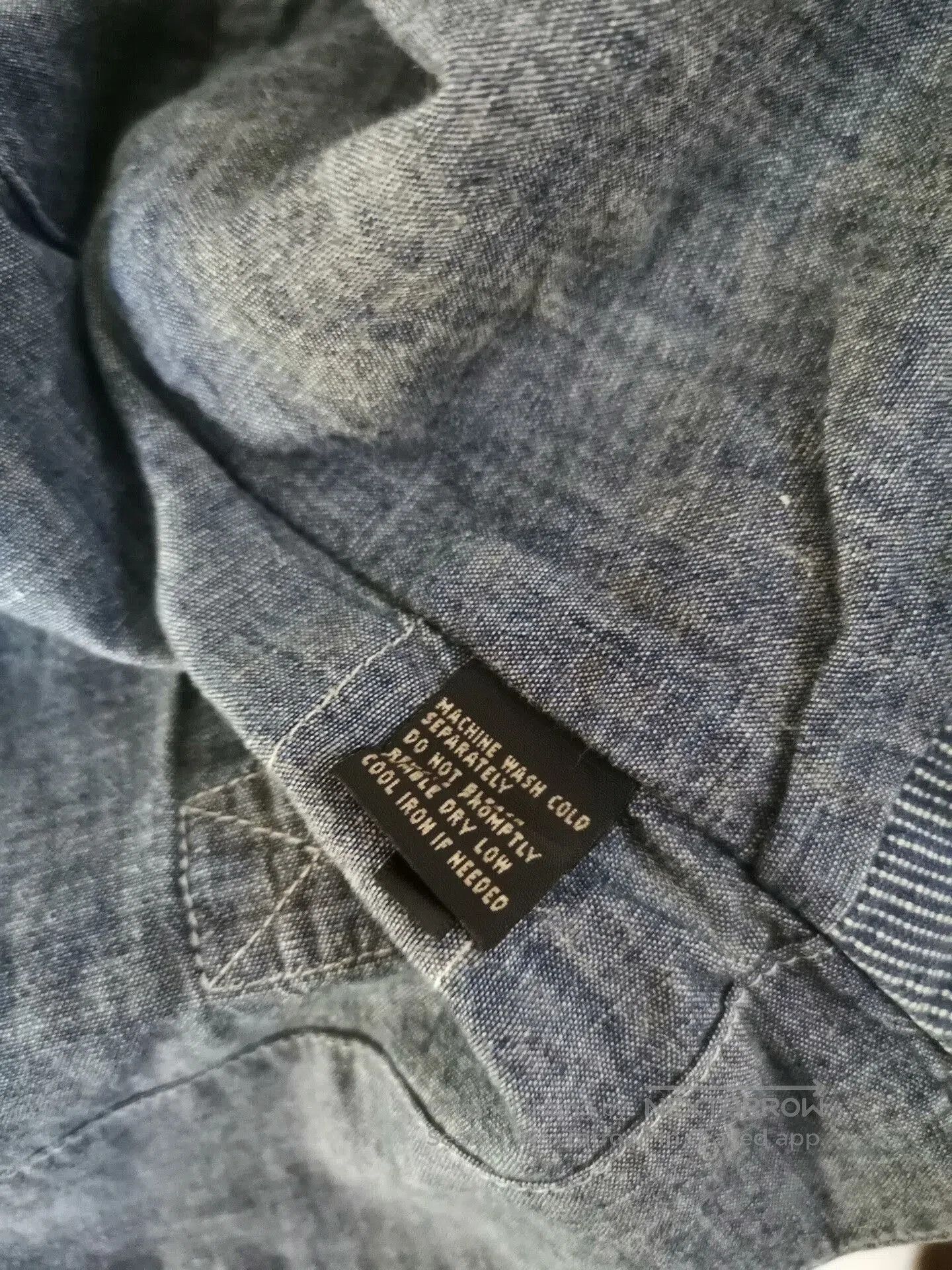 RRL Ralph Lauren RRL Double RL Indigo Dyed Vest. Size US S / EU 44-46 / 1 - 5 Thumbnail