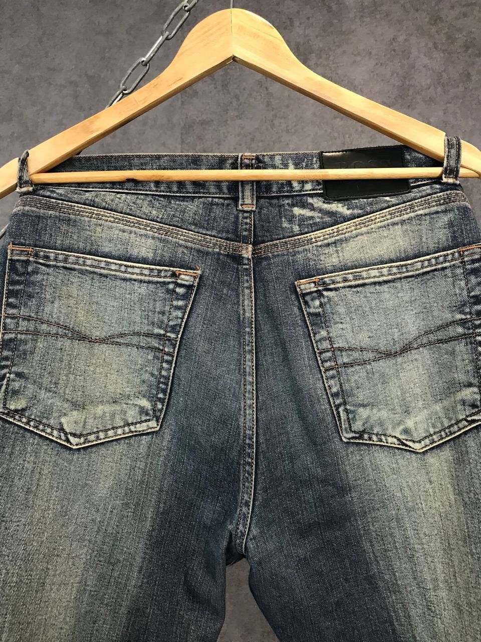 Hugo Boss Hugo Boss vintage faded avant garde jeans Size US 31 - 8 Thumbnail