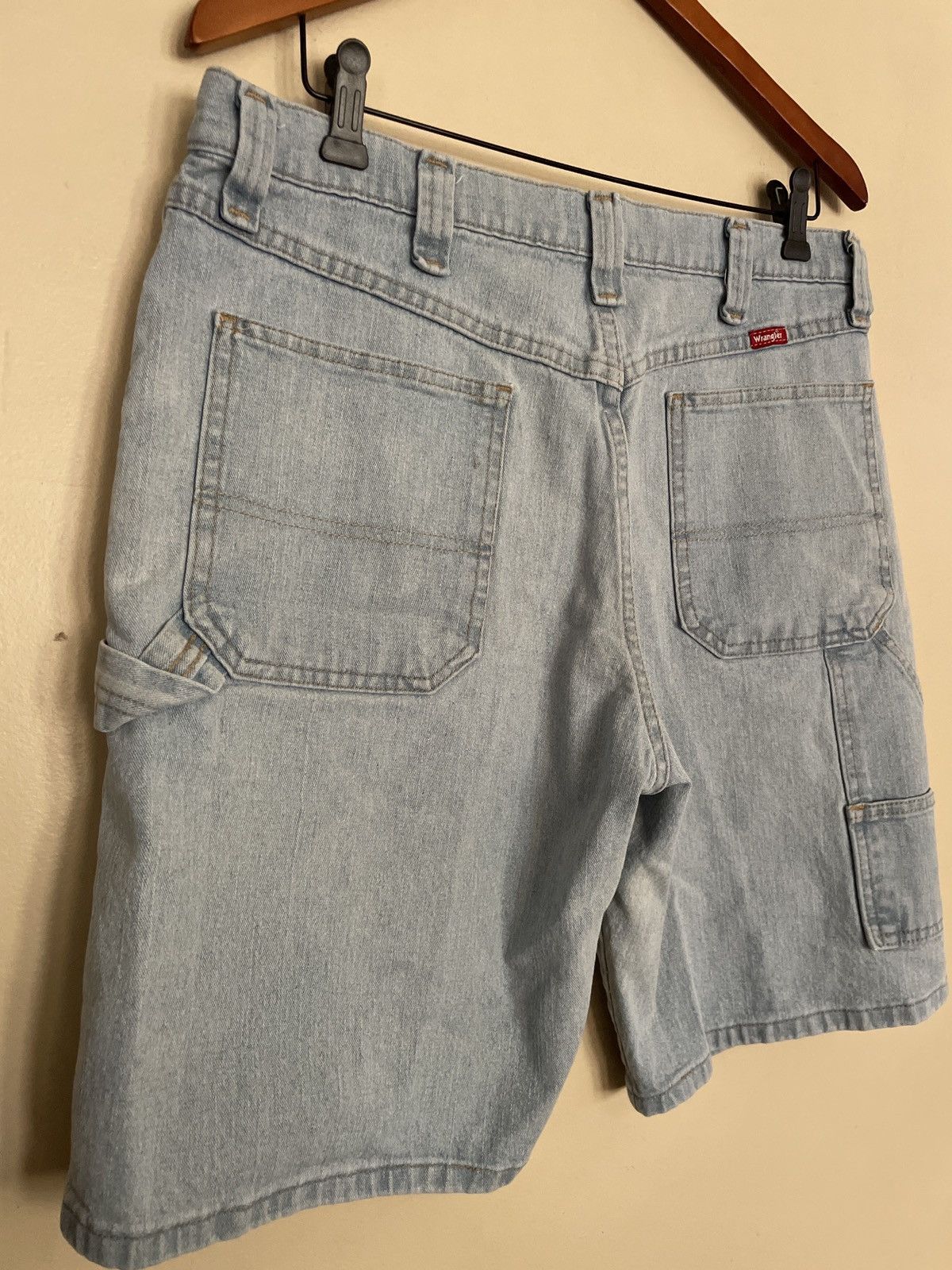 Vintage × Wrangler Crazy vintage y2k wrangler carpenter denim Jean shorts cargo Size US 34 / EU 50 - 5 Thumbnail
