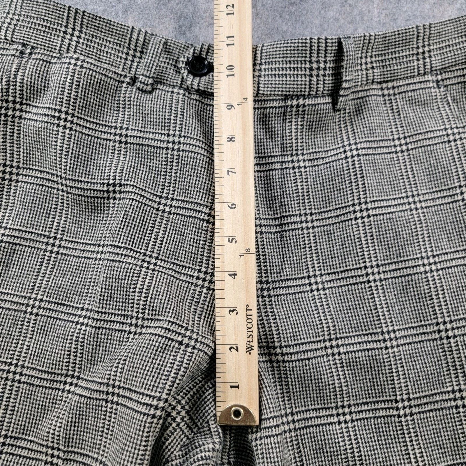 Todd Snyder Todd Snyder Plaid Wool Trouser Multi Cream Black *Read* Size US 31 - 6 Thumbnail