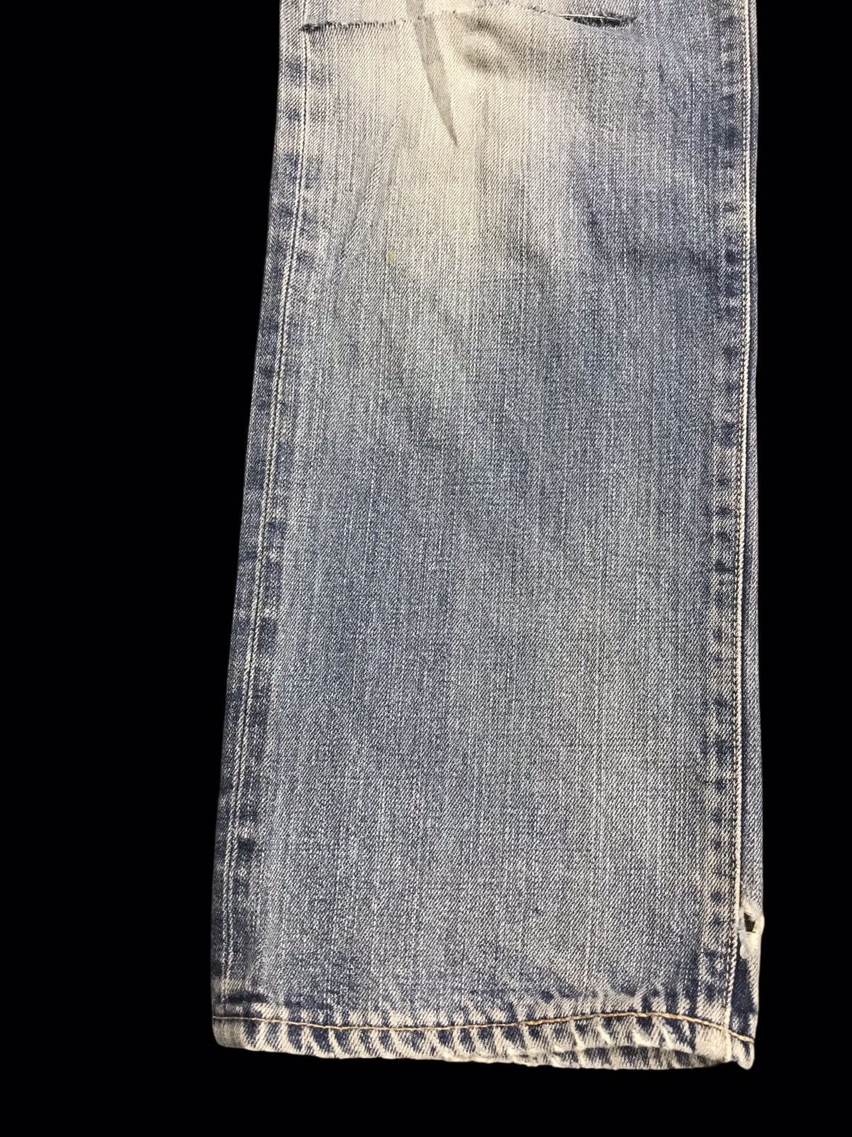 Edwin 💥THRASHED💥EDWIN Low Rize Selvedge Heavy Distrssed Denim F30 Size US 32 / EU 48 - 7 Thumbnail