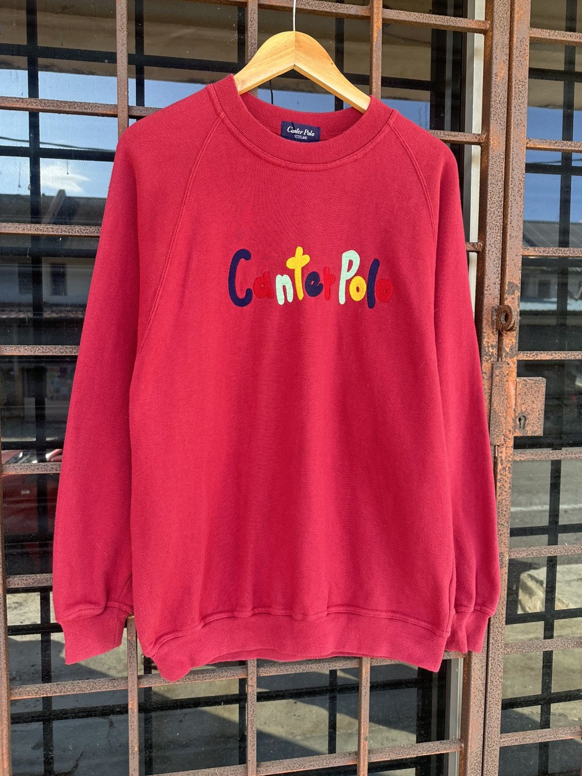 Vintage Canter Polo Red Embroidery Logo Crewneck Size US L / EU 52-54 / 3 - 4 Thumbnail