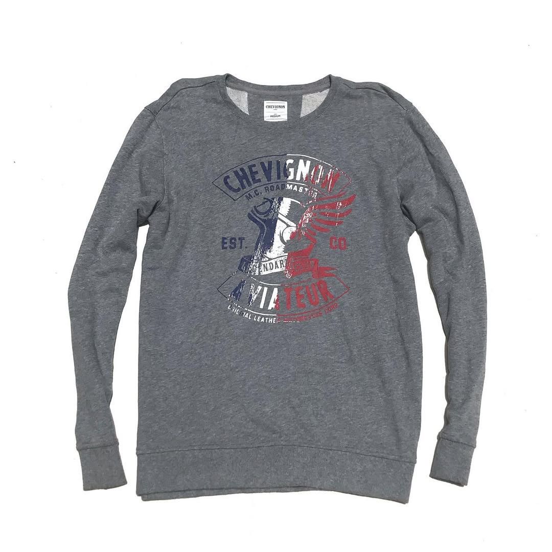 Chevignon × Designer Chevignon France Roadmaster Crewneck Jumper Sweater Size M Size US M / EU 48-50 / 2 - 1 Thumbnail