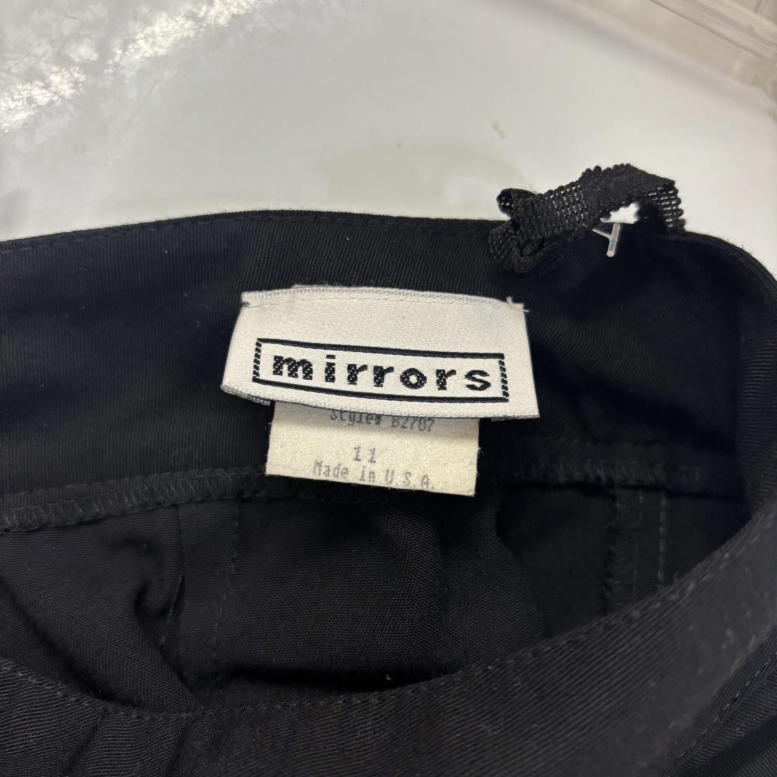 Smoke x Mirrors Vtg 90s black pleated skort Size 30" / US 8 / IT 44 - 3 Thumbnail