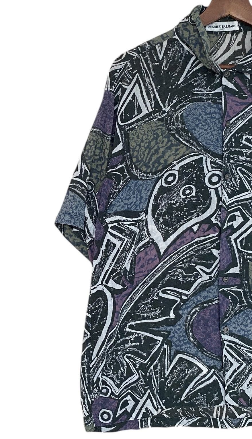 Pierre Balmain × Vintage Vintage Brand Pierre Balmain Silk Shirt 1990s Size US L / EU 52-54 / 3 - 3 Thumbnail