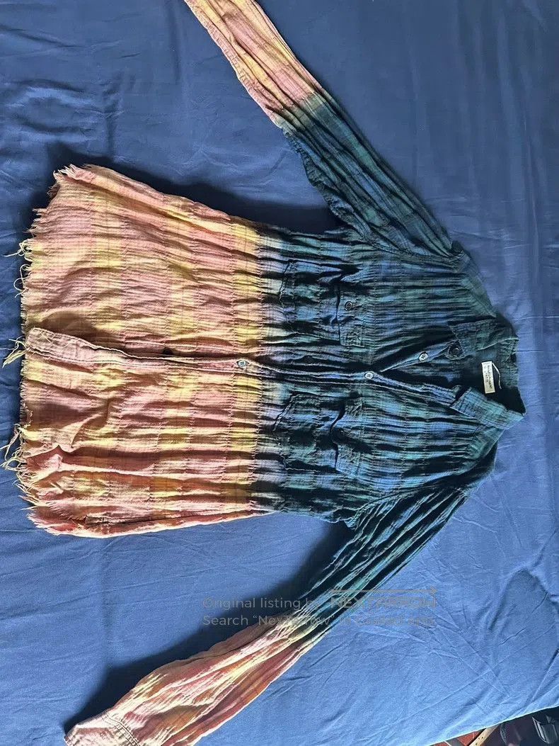 Saint Laurent Paris Saint Laurent Gradient Fringe Shirt. Size US L / EU 52-54 / 3 - 1 Thumbnail