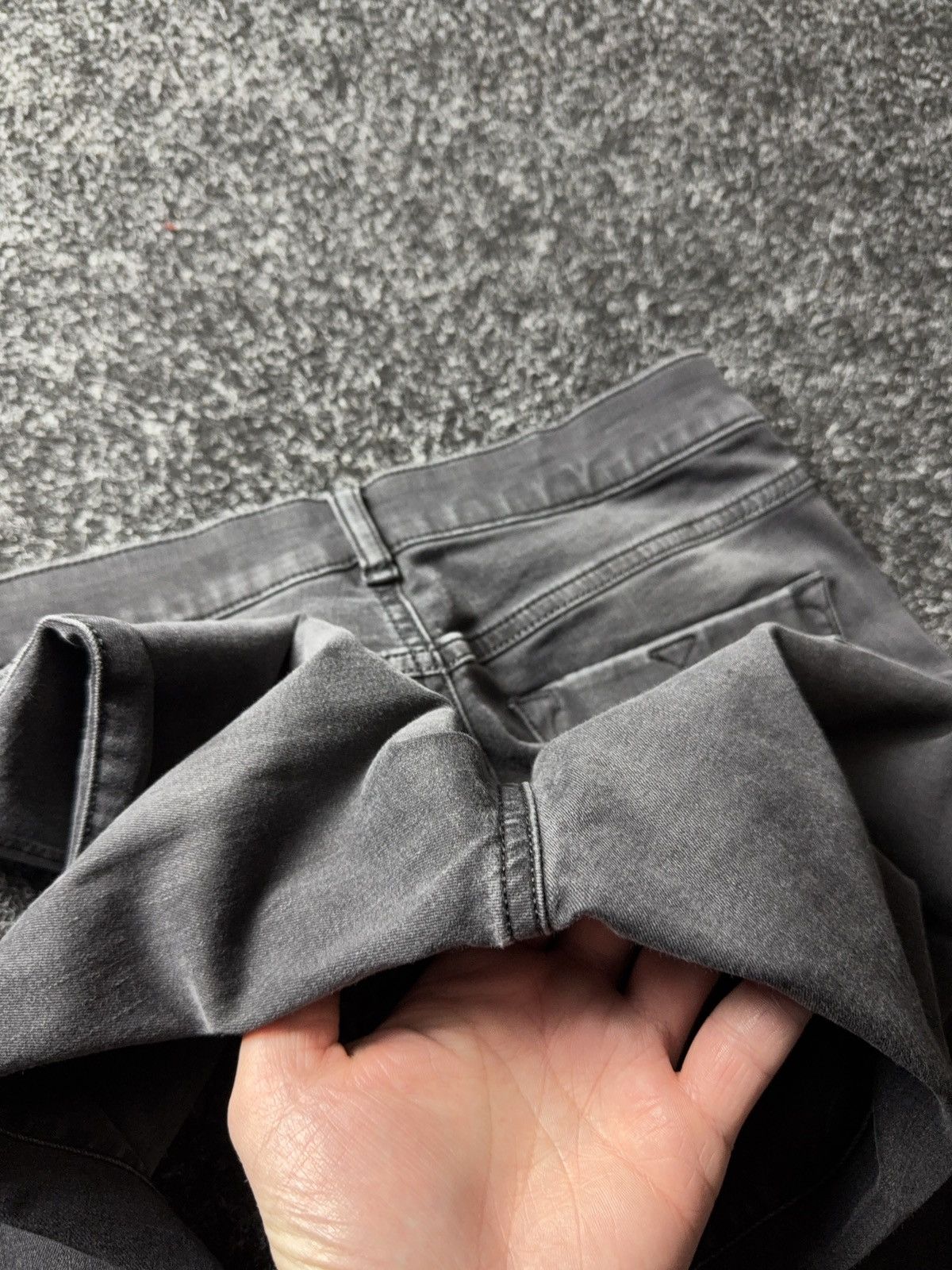 Diesel 00s Diesel LIVER-S Super Slim Grey Faded Denim Skinny Fit Size 28" / US 6 / IT 42 - 20 Thumbnail