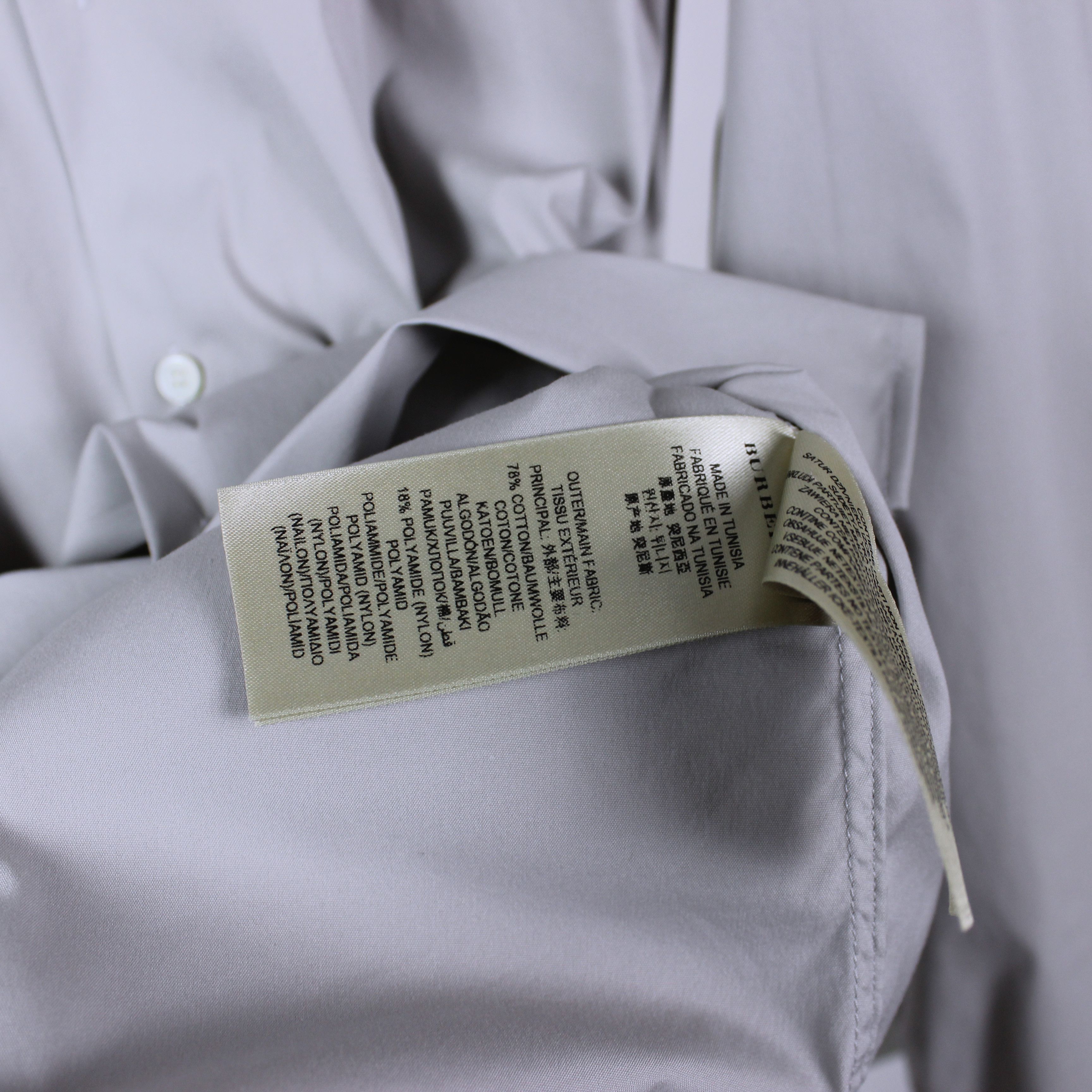 Burberry Burberry shirt buttons ups cotton 15 / 40 M Size US M / EU 48-50 / 2 - 12 Thumbnail