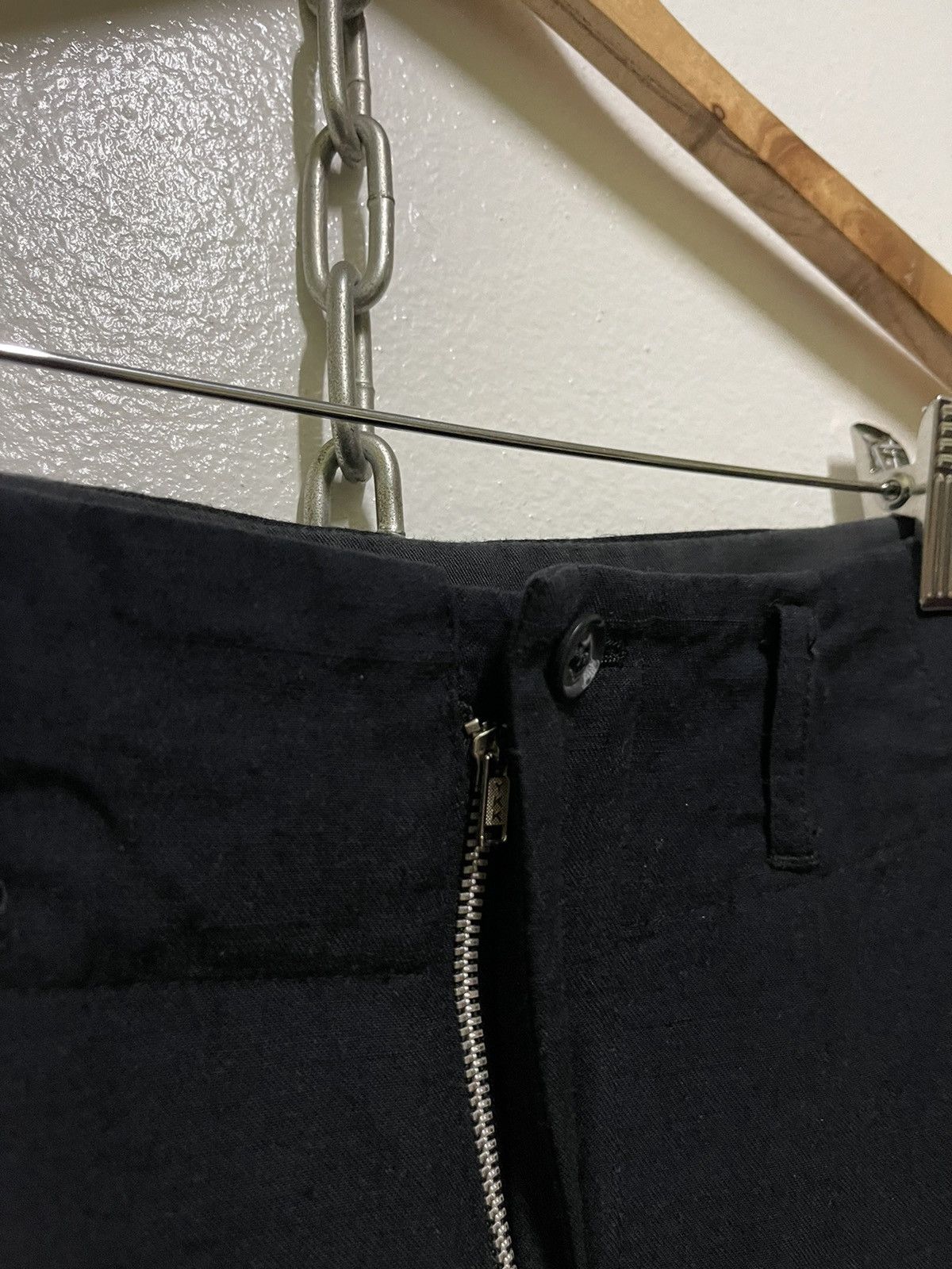 Japanese Brand Workshop Black Skirt Size 23" - 6 Thumbnail