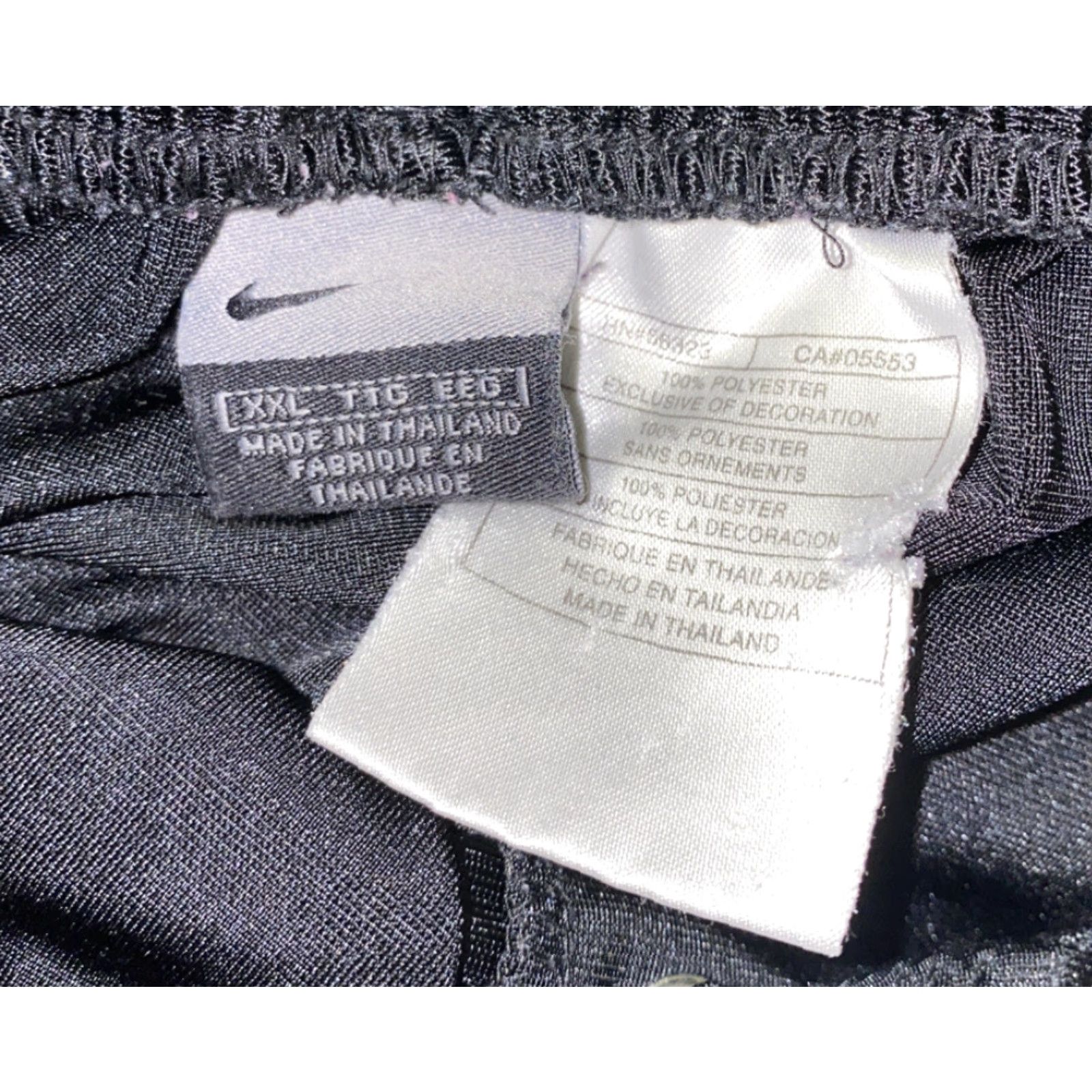 Nike Nike Mens Black Polyester Side Snap Workout Pants Size 2XL Size US 39 - 5 Thumbnail