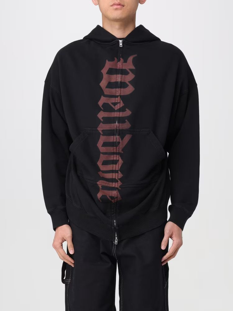 WE11DONE o1mris0824 Zip Up Hoodie in Black Size US M / EU 48-50 / 2 - 6 Thumbnail