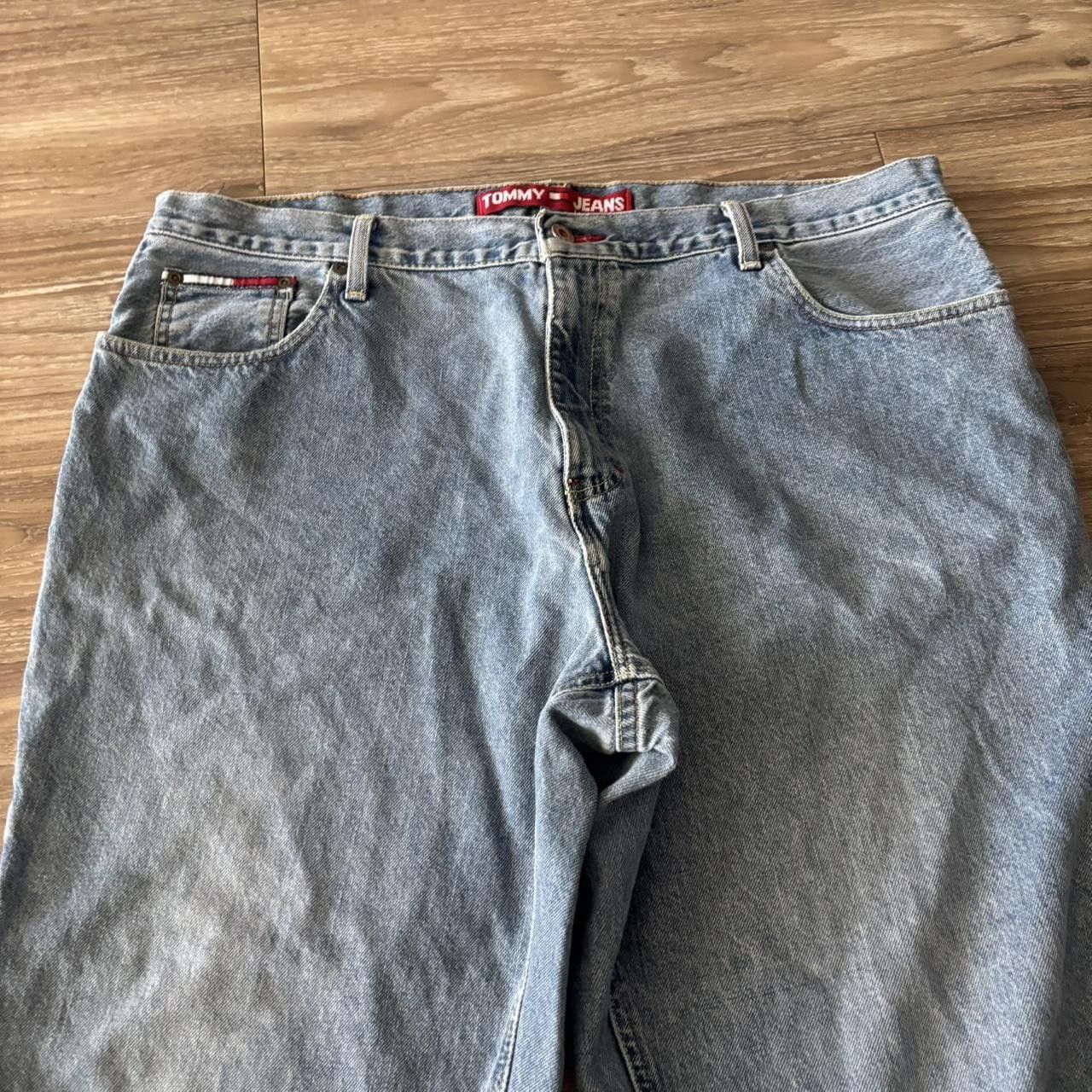 Tommy Hilfiger Crazy Vintage Y2K/2000s Baggy Tommy Hilfiger Skater Style Denim Jeans! 40x30 Size US 40 / EU 56 - 5 Thumbnail