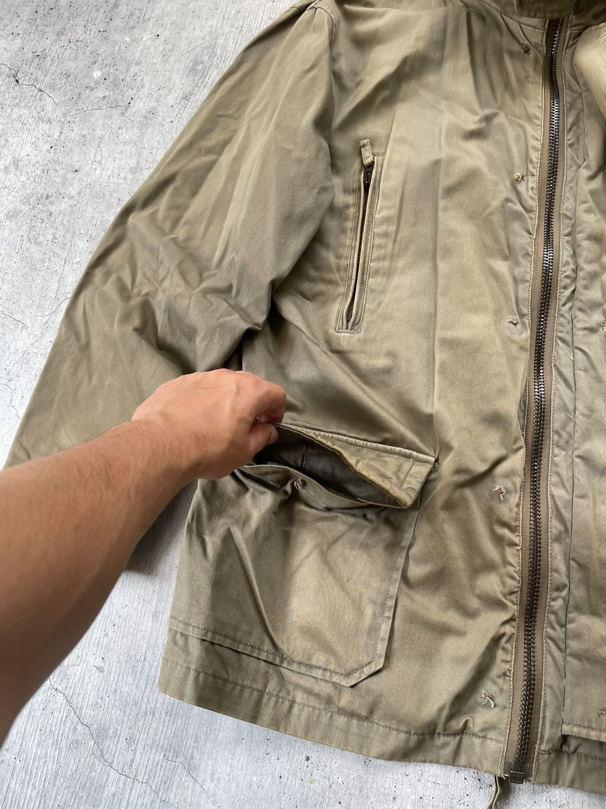 Other Vintage Schoot NYC Military USA Multi Pocket Jacket Size US XL / EU 56 / 4 - 6 Thumbnail