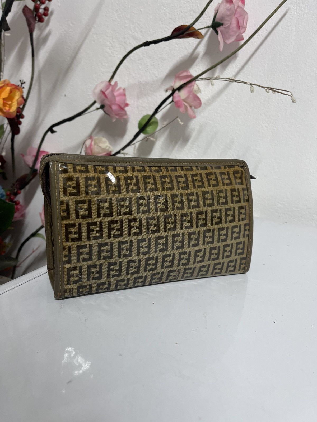 Fendi Vintage Fendi Monogram Clutch Bag Size ONE SIZE - 2 Thumbnail