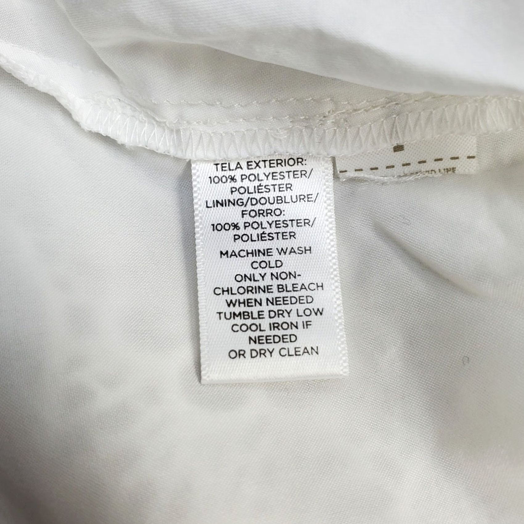 Loft LOFT Ann Taylor White Lace Back Zip A-Line Dress Womens Size 6 Midi Sleeveless Embroidered Lined Casual Party Cocktail, 100% Polyester Size M / US 6-8 / IT 42-44 - 4 Thumbnail