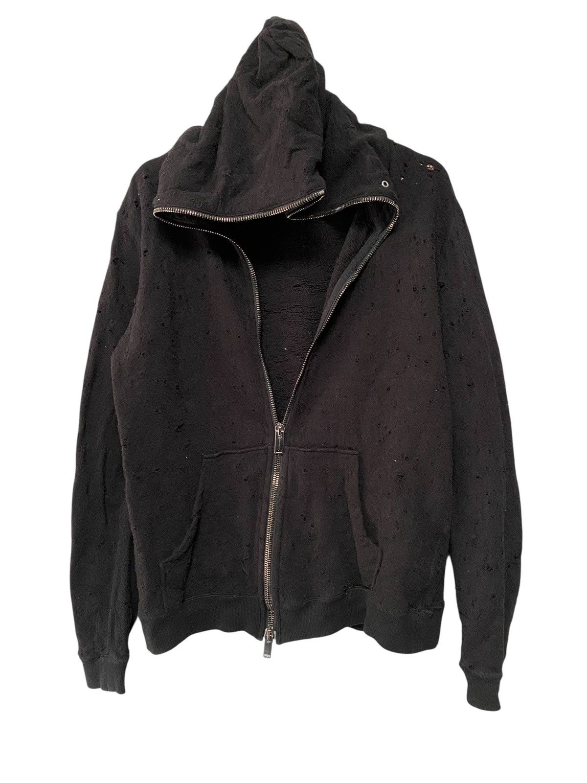 junhashimoto Junhashimoto distressed hoodie full zipper J5 Size US L / EU 52-54 / 3 - 1 Thumbnail